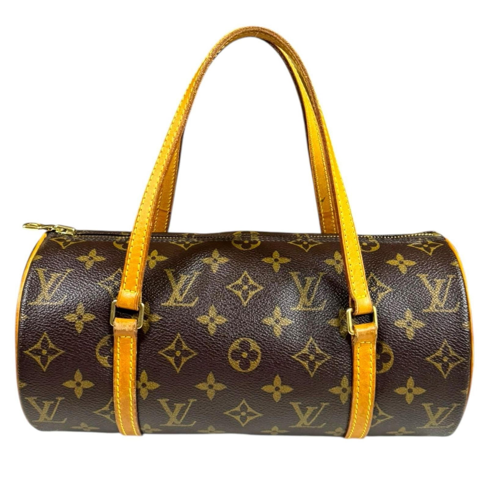 Louis Vuitton Handbag Monogram Canvas: Louis Vuitton Handbag Monogram Canvas This Louis Vuitton Handbag Monogram Canvas features the iconic brand's signature brown monogram canvas design. The bag measures 13cm x 27.5cm x 13cm and has trace
