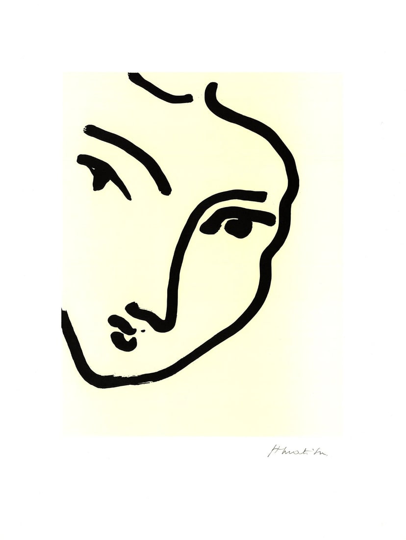 Nadia Au Pointu Poster Matisse Henri 23.5 x 17.5 Black 1995: Nadia Au Pointu Poster Matisse Henri 23.5 x 17.5 Black 1995 Nadia Au Pointu Poster by Henri Matisse (1995) - A stunning modern/contemporary piece featuring an offset lithograph print on paper. Measuri