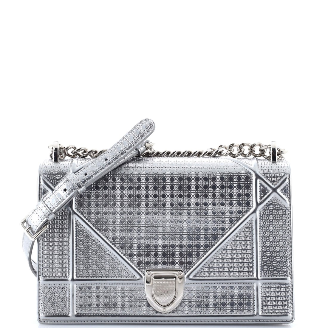 Cannage bag flaps calf skin medium Christian dior diorama (1 of 6)