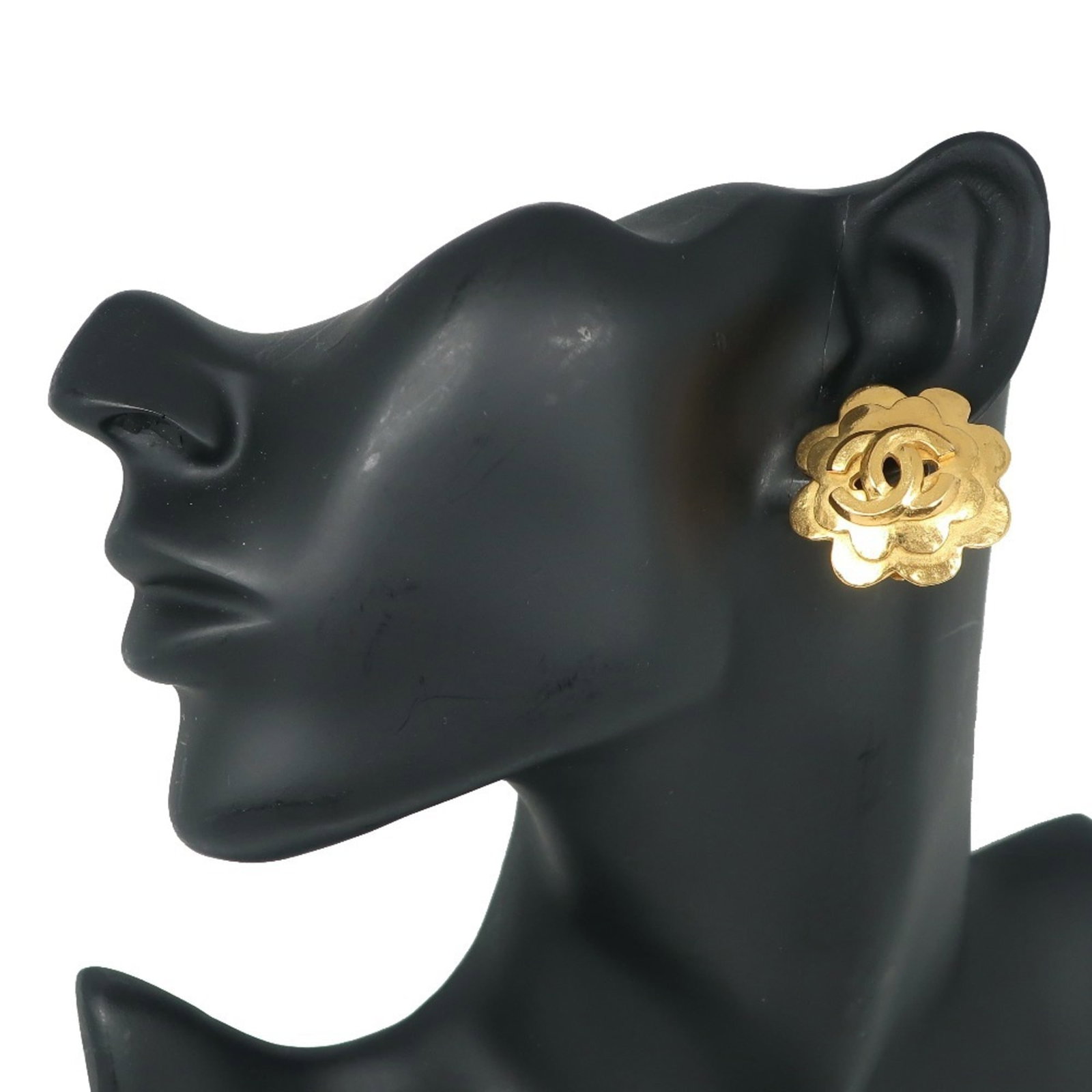 Chanel Stud Earrings Gold Plating - 2