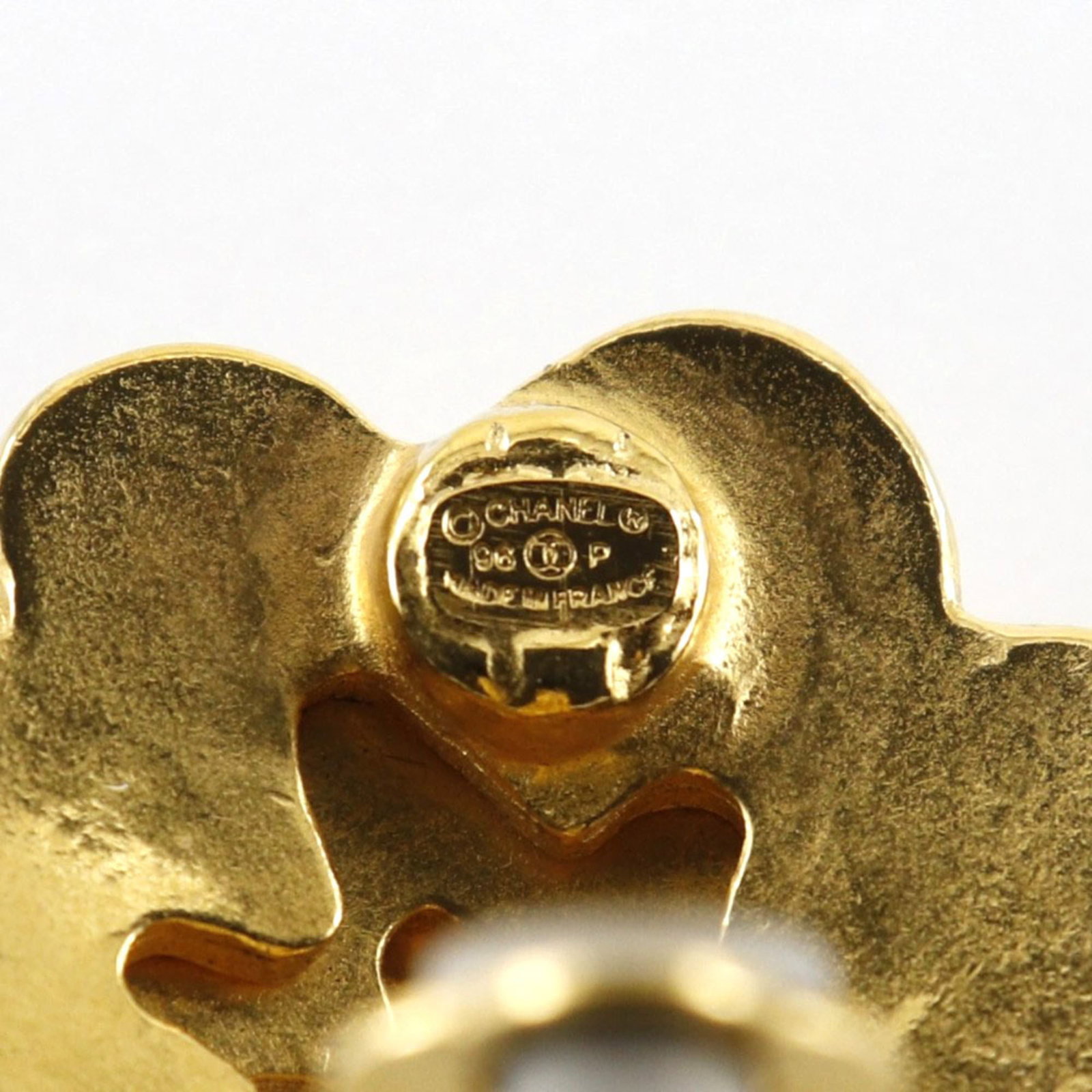 Chanel Stud Earrings Gold Plating - 6