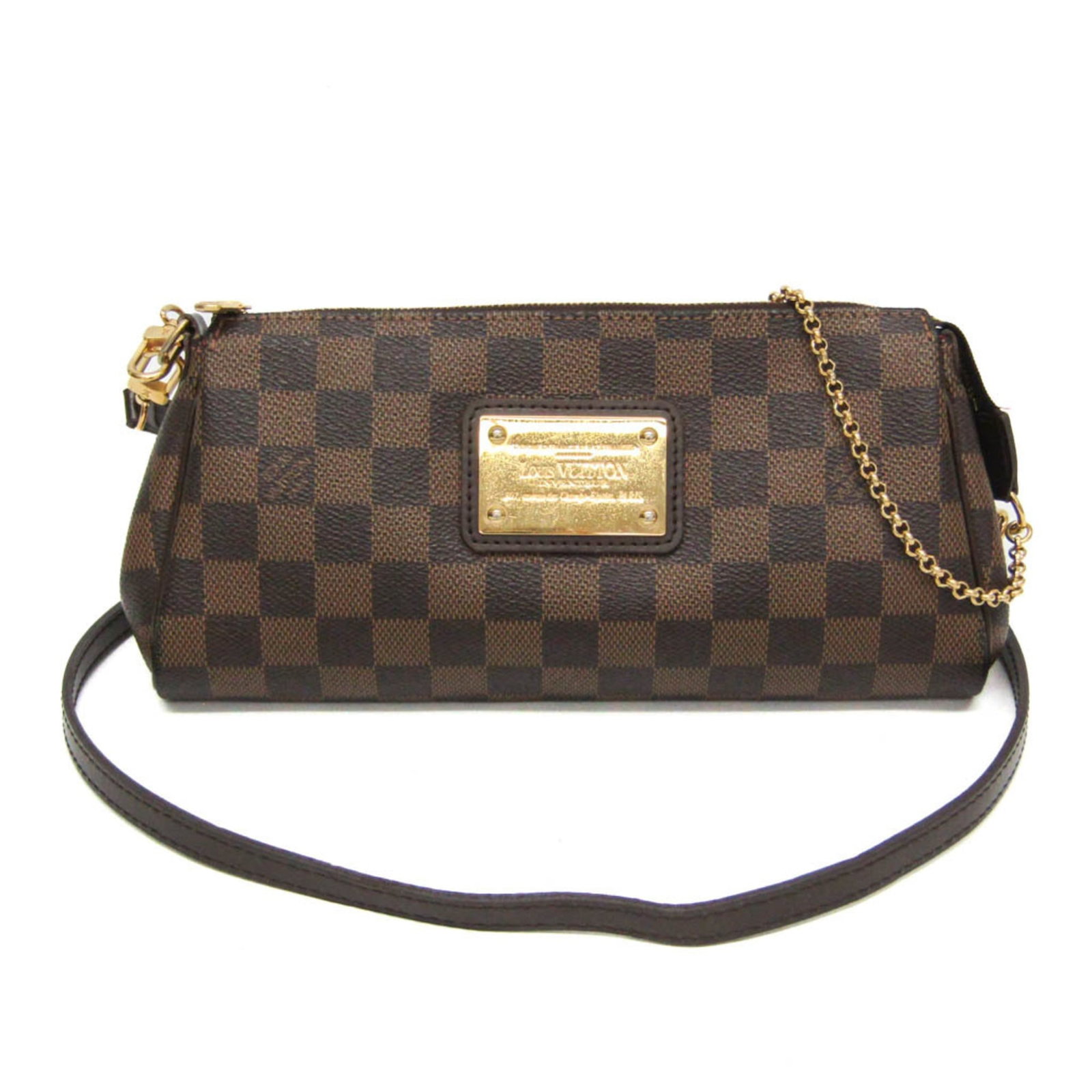 Louis Vuitton Handbag Shoulder Bag Damier Canvas: Louis Vuitton Handbag Shoulder Bag Damier Canvas Damier Canvas pattern adds a touch of timeless elegance to this Louis Vuitton shoulder bag. Made from high-quality Damier canvas in a rich brown Ebene 