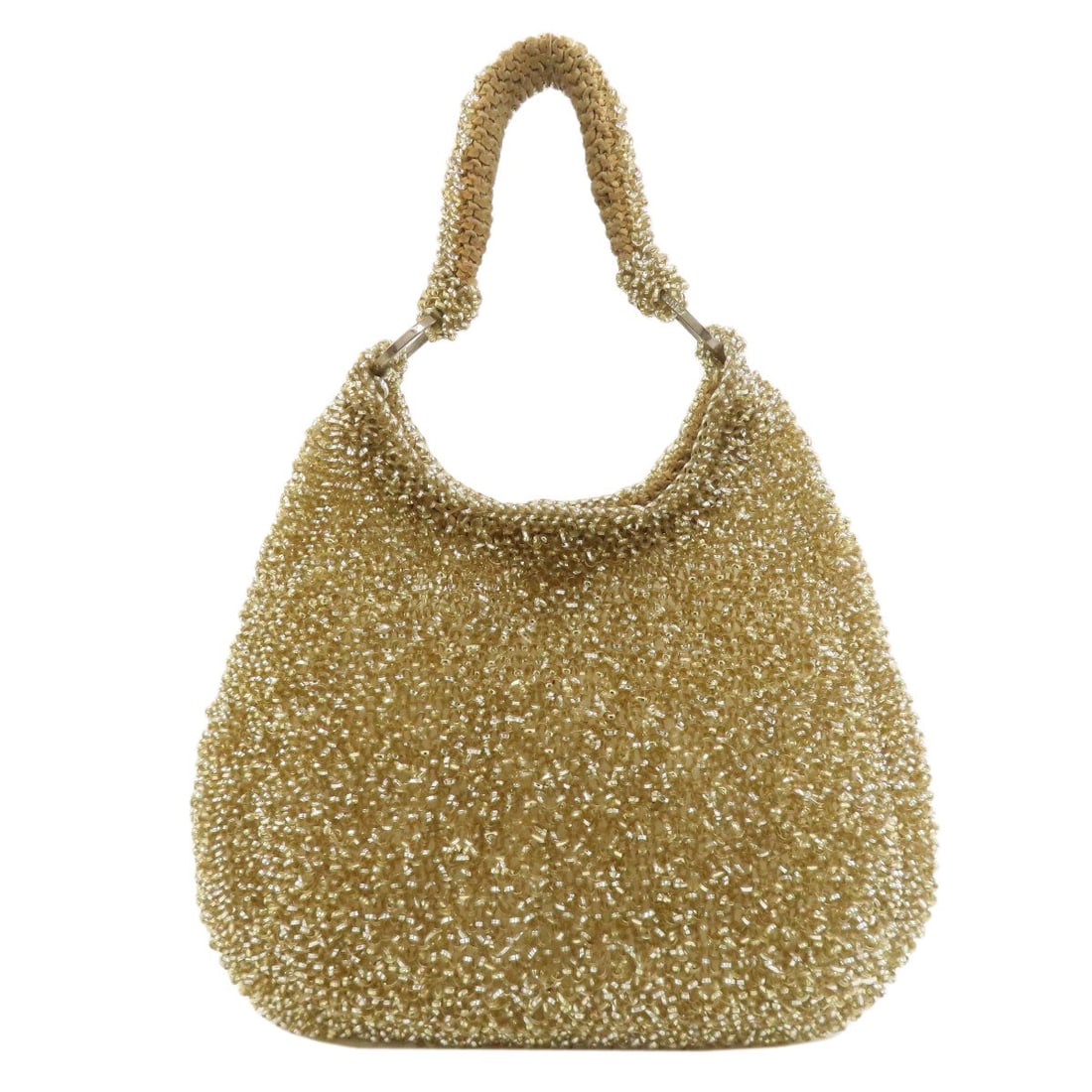 Handbag Anteprima Wire Pvc Bag: Handbag Anteprima Wire Pvc Bag Gold Handbag Made from PVC with Anteprima Brand. This handbag features an exterior made of wire pvc material and comes in gold color. Bearer of a signature. Item Specifi