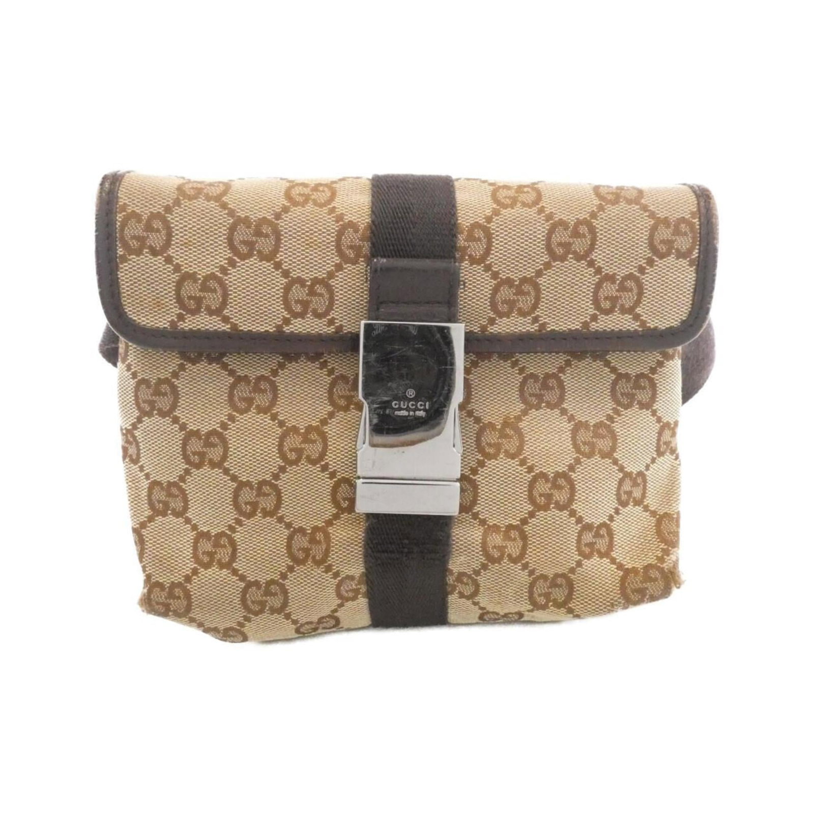 Gucci Fanny Pack Gg Canvas: Gucci Fanny Pack Gg Canvas Gucci's iconic fanny pack is a stylish and practical accessory. Made from high-quality Gg Canvas, this beige or brown Beige/Brown fanny pack features a classic design with a