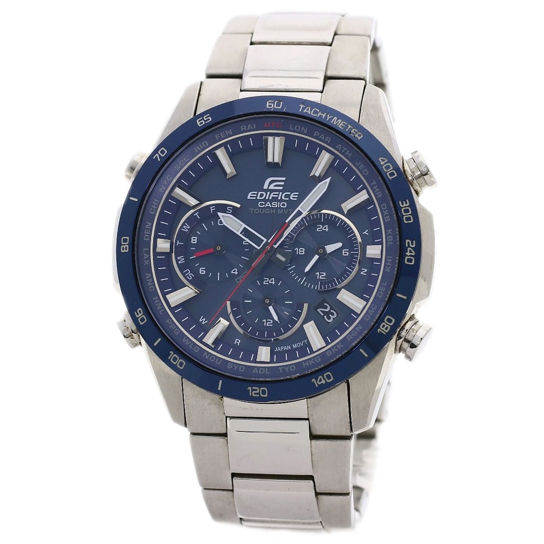 Stainless Steel watches Eqw T650 Db2 Ajf: Stainless Steel watches Eqw T650 Db2 Ajf Stainless steel construction provides durability and resistance to corrosion. The solar-powered movement ensures a long-lasting battery life, while the chronog
