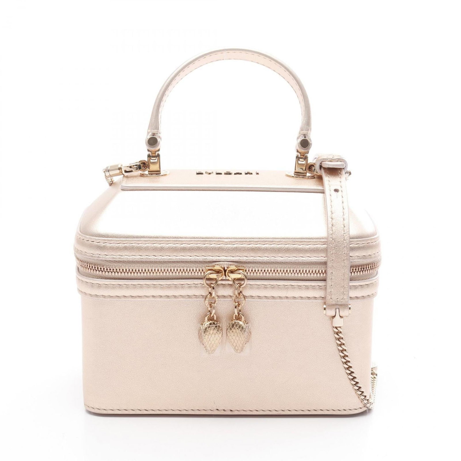 Bvlgari Wash Bag Leather: Bvlgari Wash Bag Leather The Bvlgari Wash Bag Leather is a stylish and functional accessory made from high-quality leather. Its light pink color adds a touch of elegance to any bathroom or dressing ro
