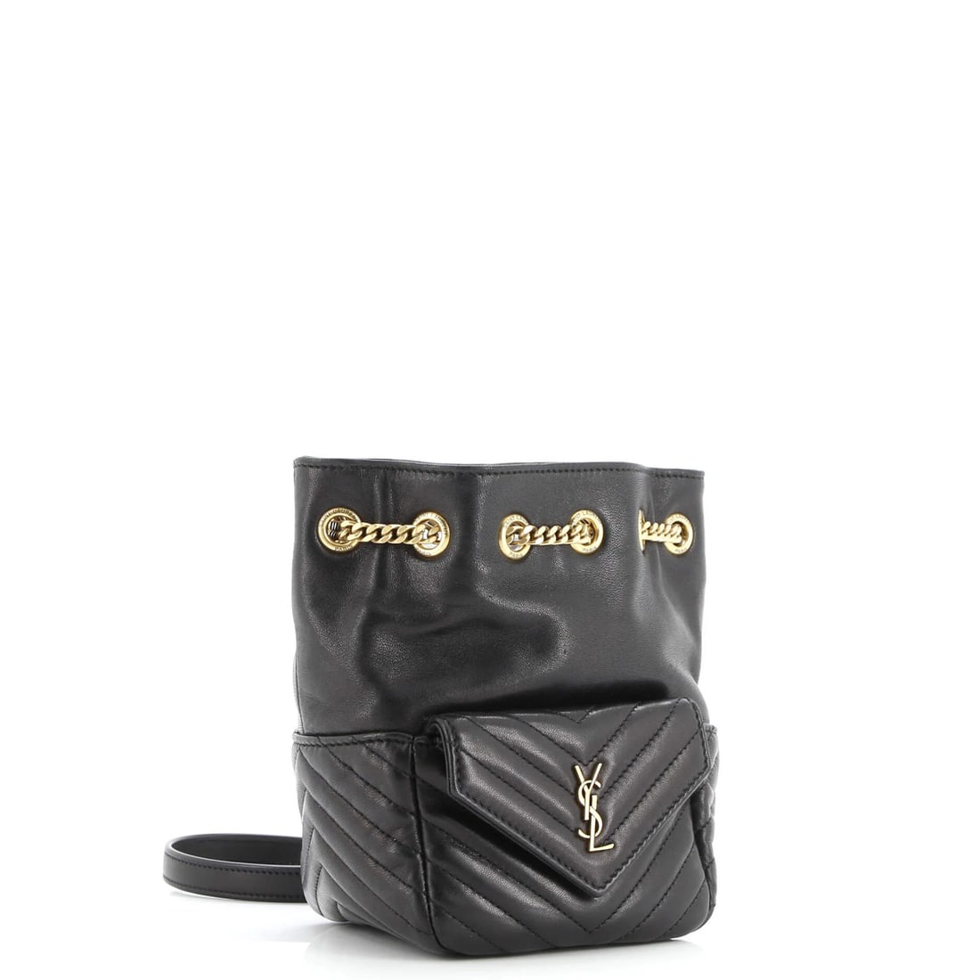 Chevron Leather Mini Bag - 2