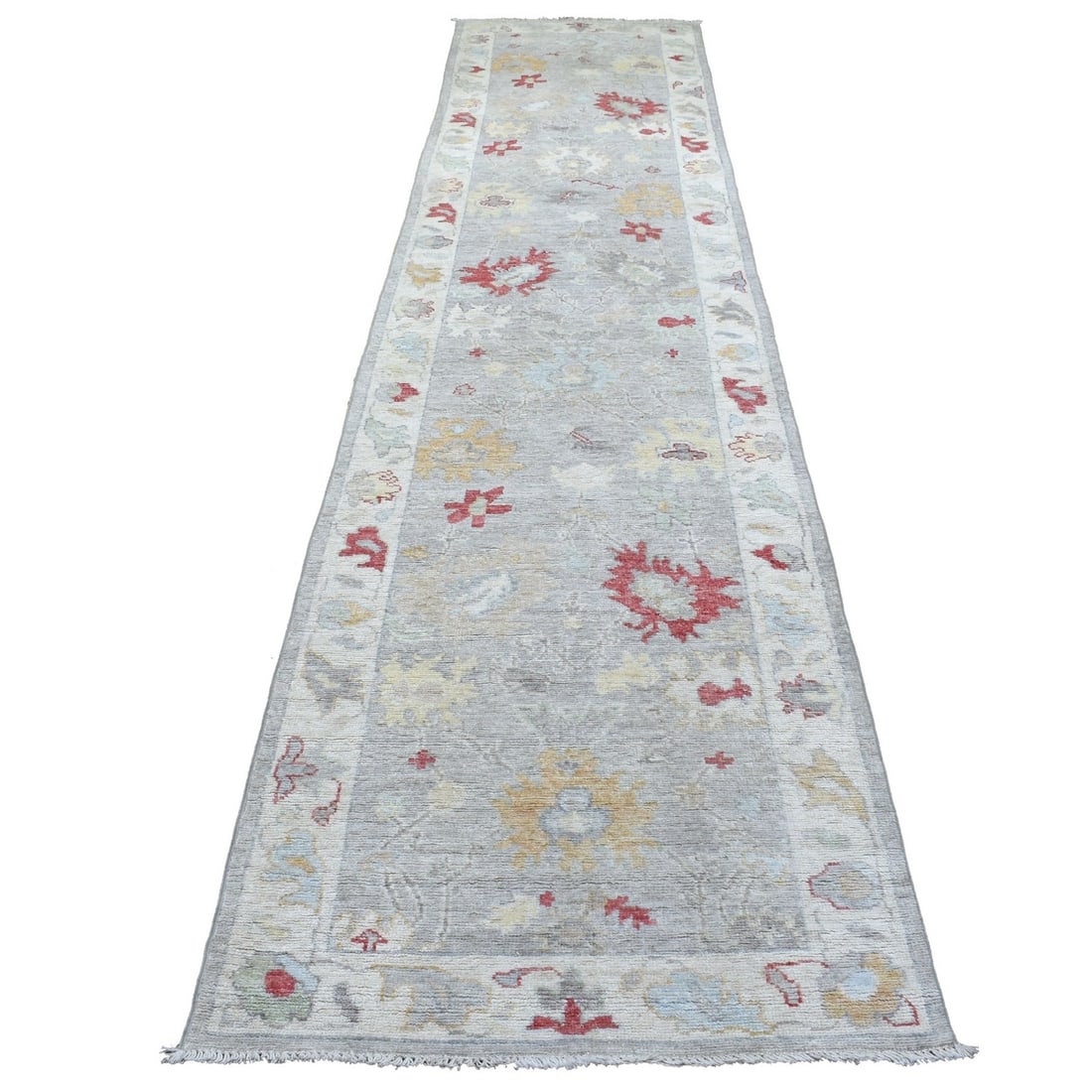 Soft wool gray angora rug knotted extra hand made oshak runner 3x13: Soft wool gray angora rug knotted extra hand made oshak runner 3x13 Soft wool gray angora rug knotted extra hand made oshak runner 3x13. This unique piece boasts a rich, luxurious texture and subtle g