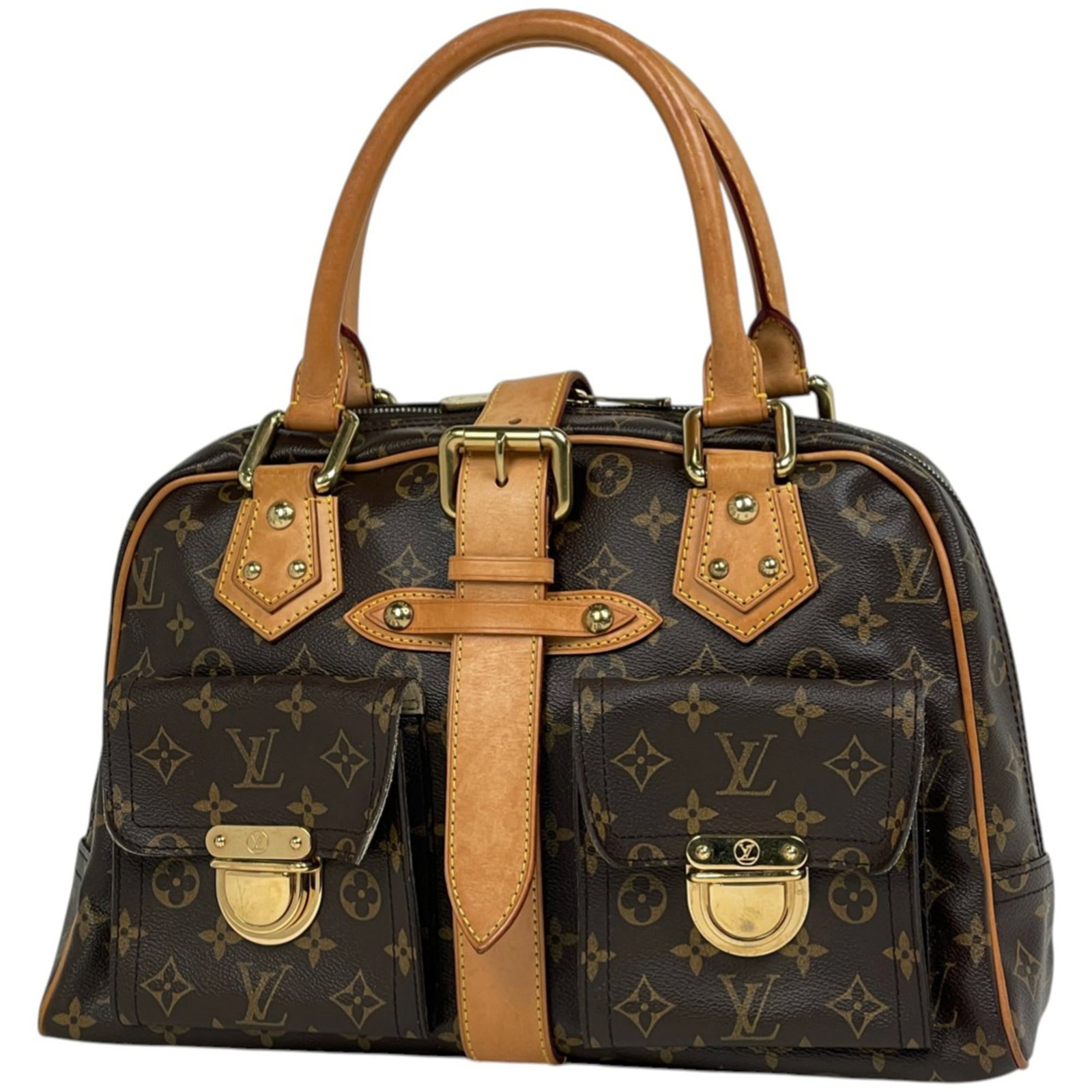 Louis Vuitton Handbag Monogram: Louis Vuitton Handbag Monogram The iconic Louis Vuitton Monogram handbag boasts its classic design with brown monogram pattern, offering a timeless and sophisticated style. Measuring 26cm x 38cm x 13c