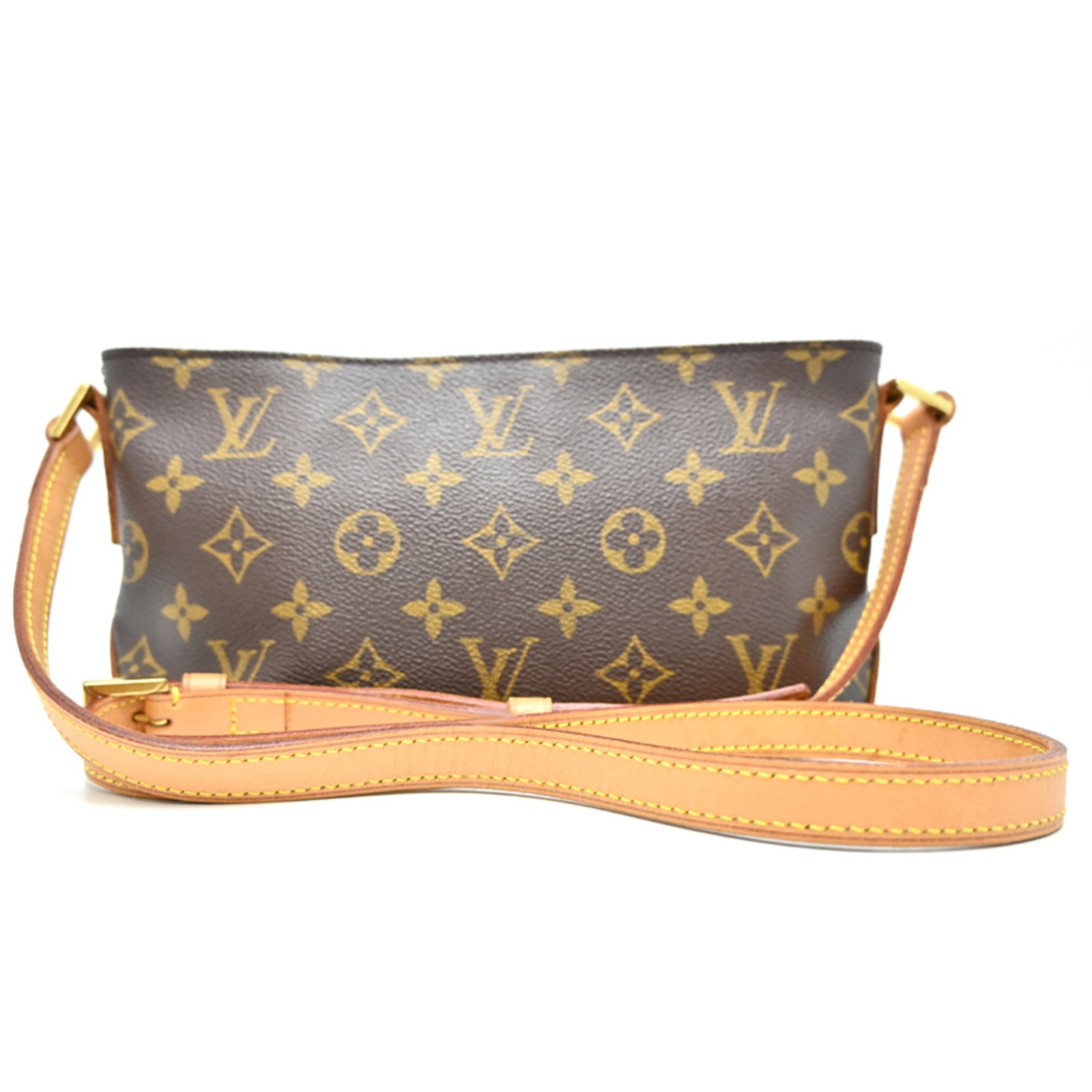 Louis Vuitton Shoulder Bag Monogram: Louis Vuitton Shoulder Bag Monogram This Louis Vuitton Shoulder Bag features the iconic monogram pattern in rich brown. With its classic design and timeless style, this bag has been well-loved and sho