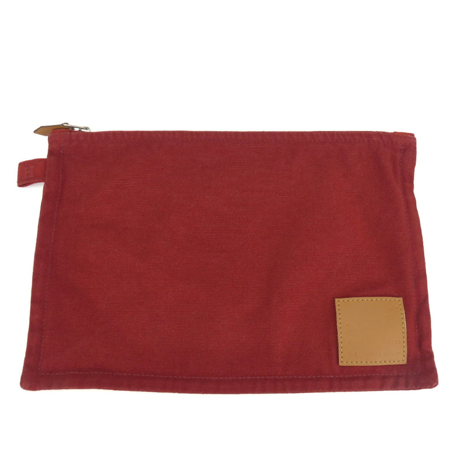 Hermes Pouch Cotton Leather - 11