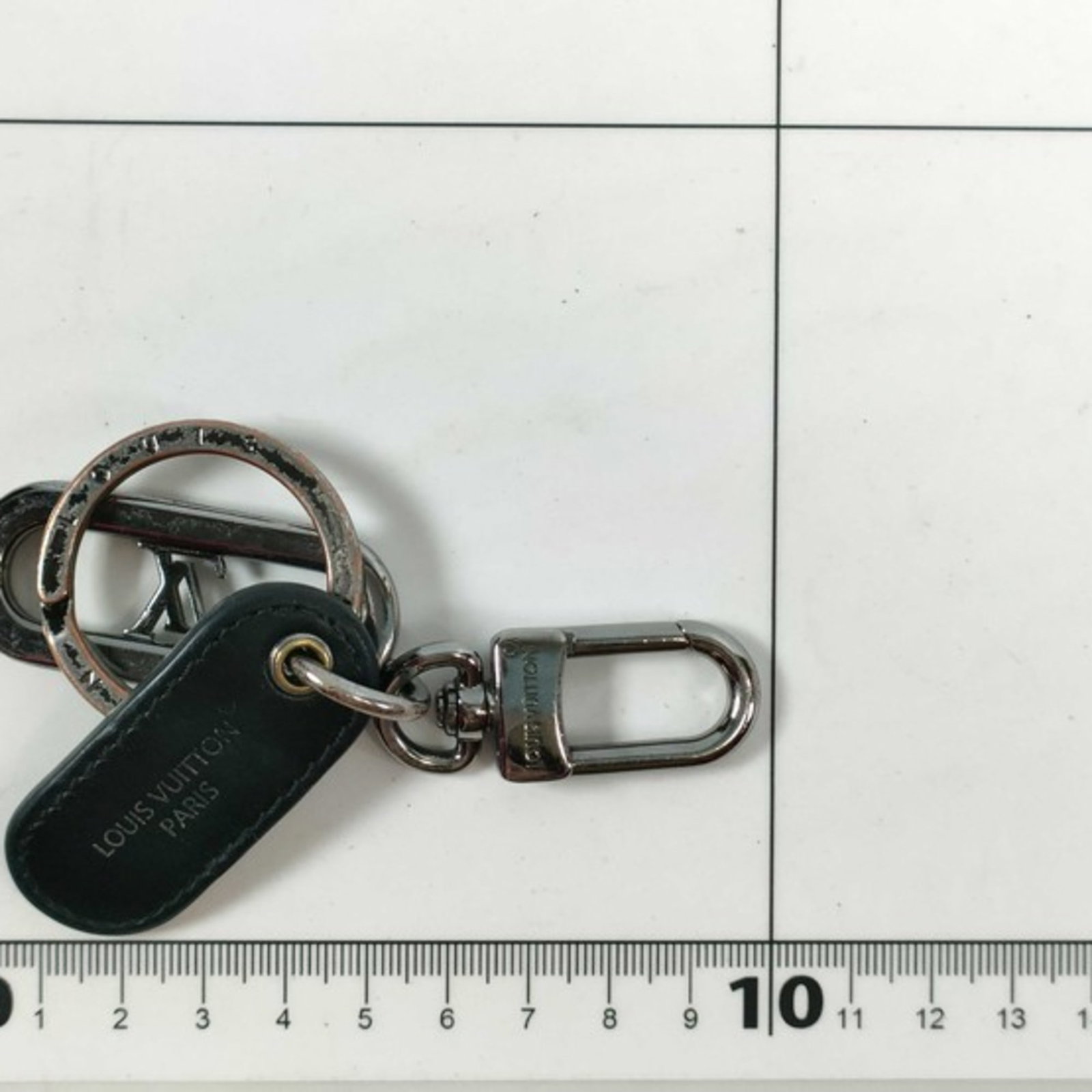 Louis Vuitton Keyring Metal Monogram Eclipse - 3