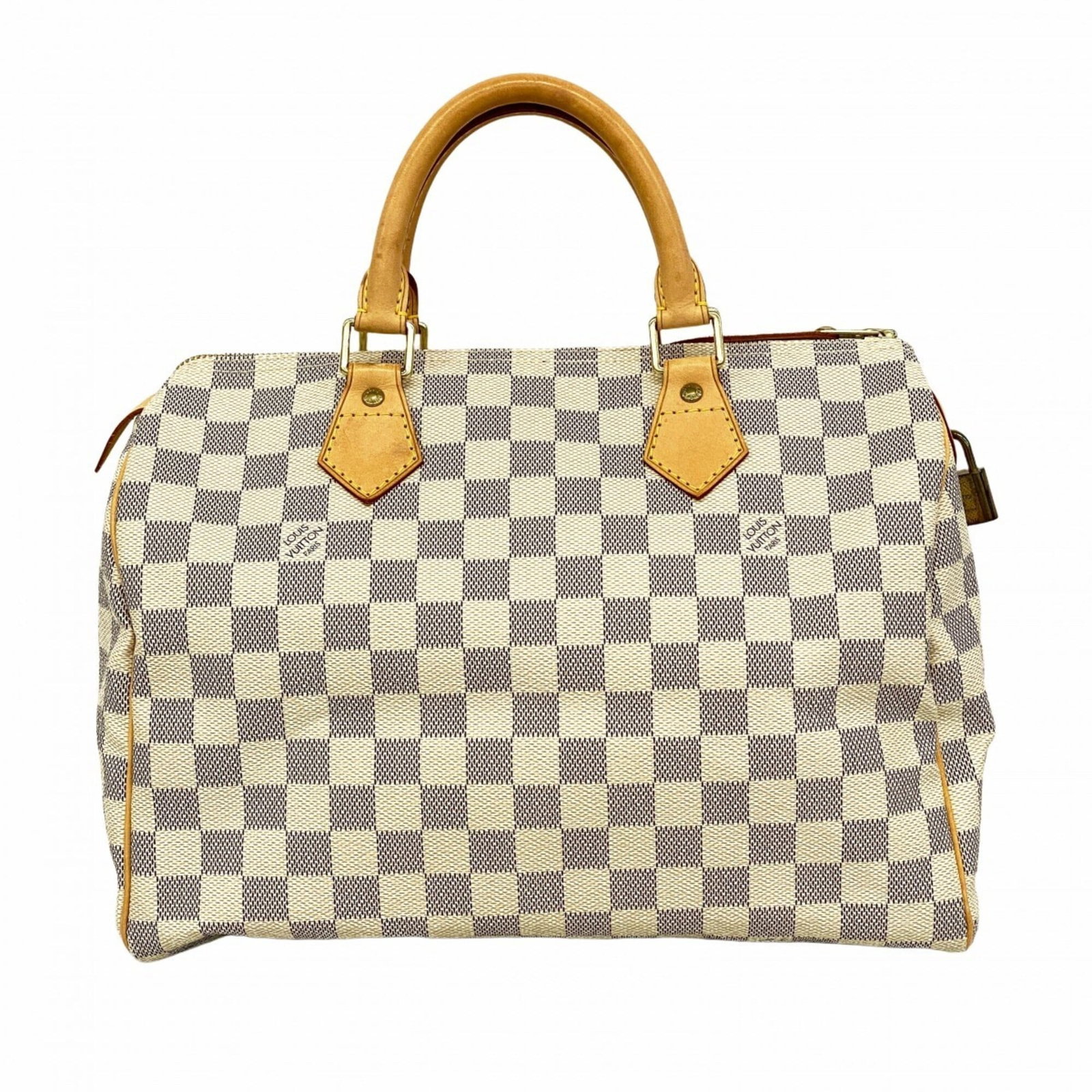 Louis Vuitton Handbag: Louis Vuitton Handbag This Louis Vuitton handbag features a crisp white finish and measures 21.5cm x 31cm x 17cm. With visible traces of usage and minor scratches, it retains its original charm