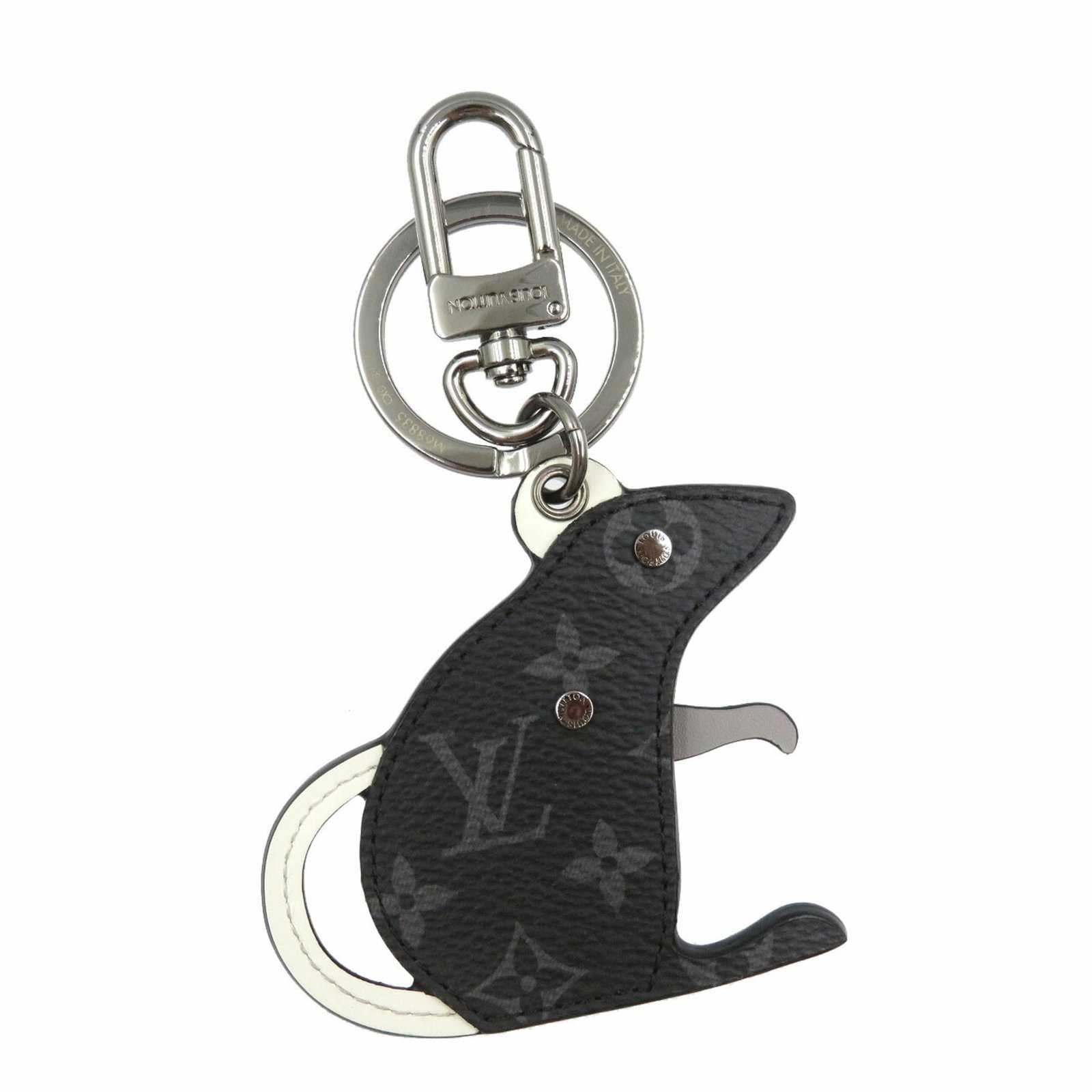 Louis Vuitton Keyring Metal Monogram Eclipse - 3