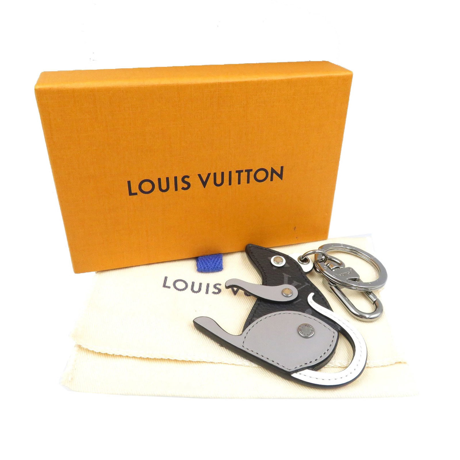 Louis Vuitton Keyring Metal Monogram Eclipse - 4