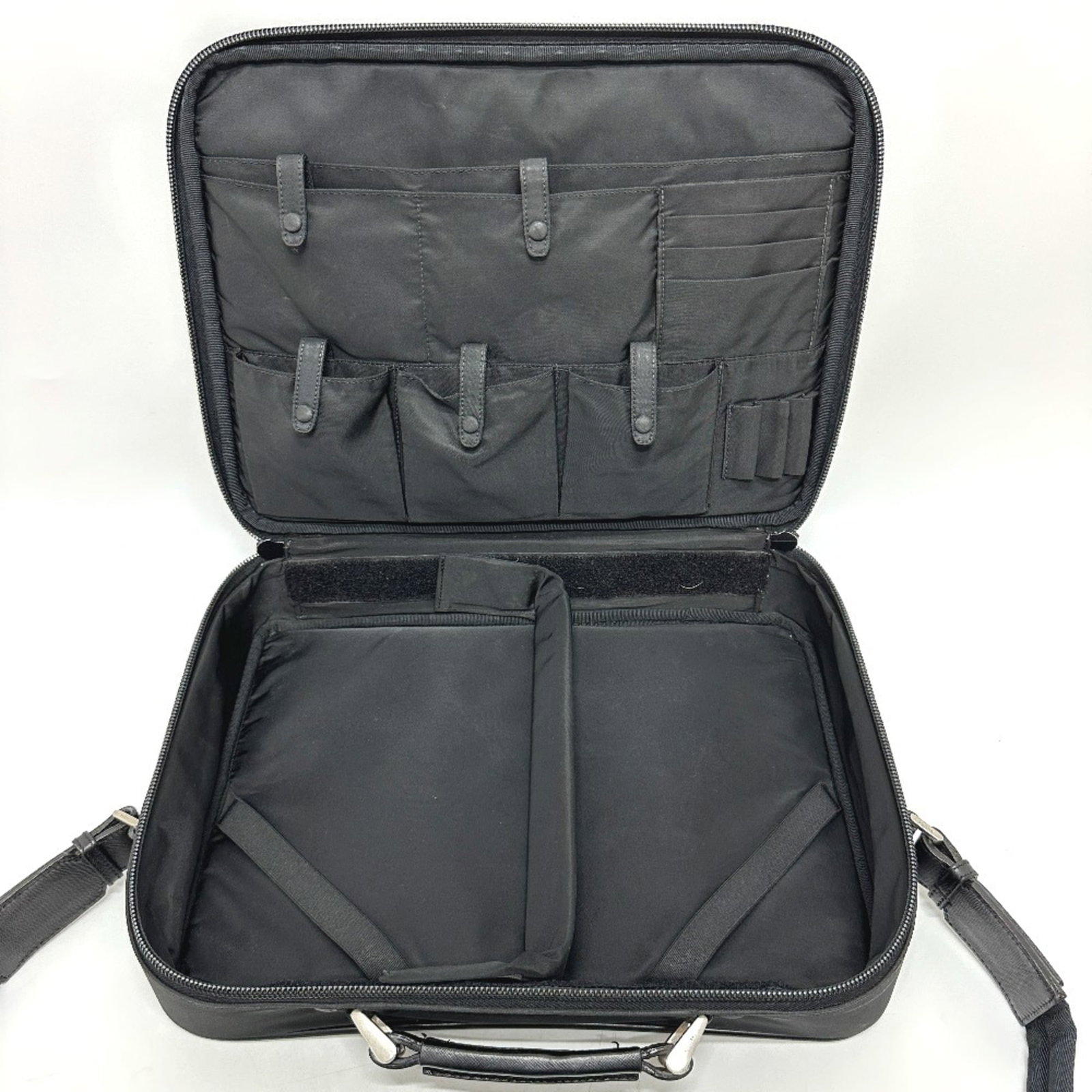 Prada Briefcase Shoulder Bag Nylon - 11