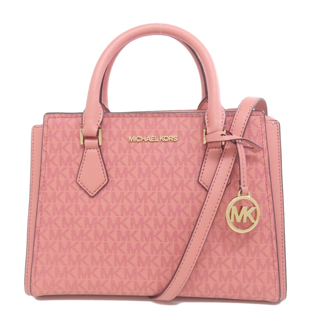 Signature 2 Way Handbag Mk Michael Kors: Signature 2 Way Handbag Mk Michael Kors Signature 2 Way Handbag Mk Michael Kors. This pink PVC handbag features a unique 2-way design and bears a signature. Made from high-quality materials, this