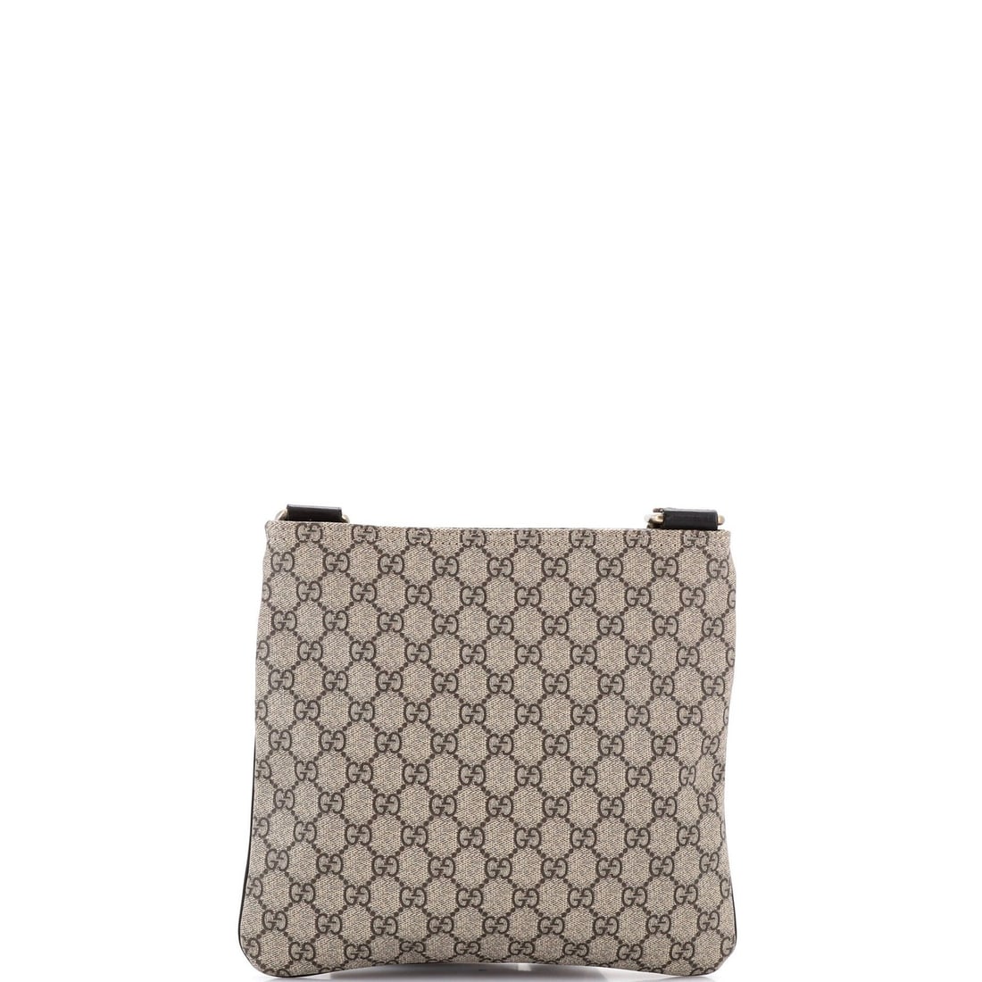 Front zip flat medium messenger bag - 3