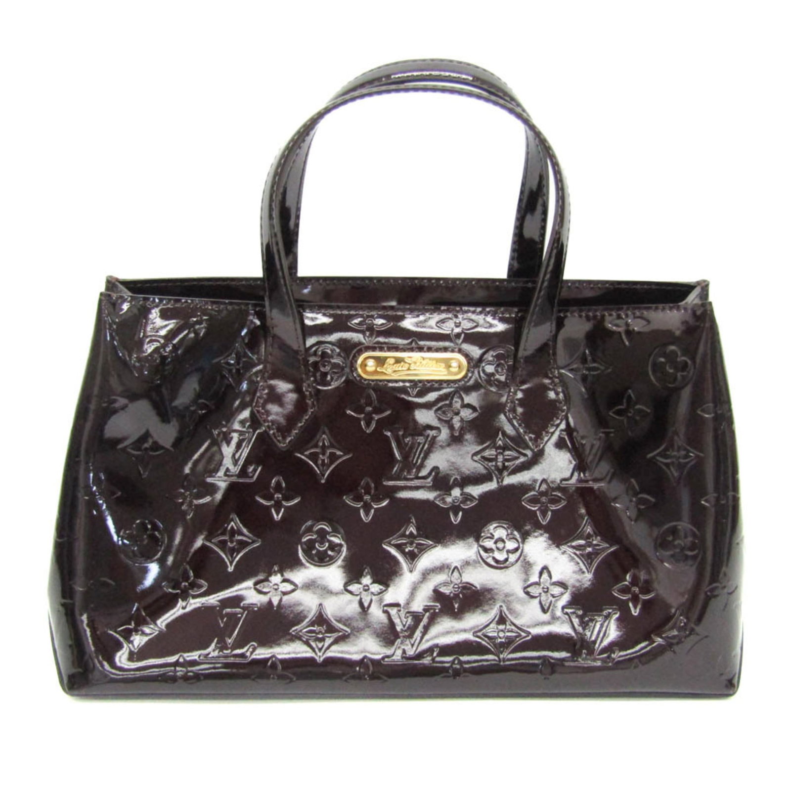 Louis Vuitton Handbag Monogram Vernis: Louis Vuitton Handbag Monogram Vernis This Louis Vuitton Handbag Monogram Vernis features a distinctive Amarante color and classic design. With its sturdy monogram vernis material, hook closure, and