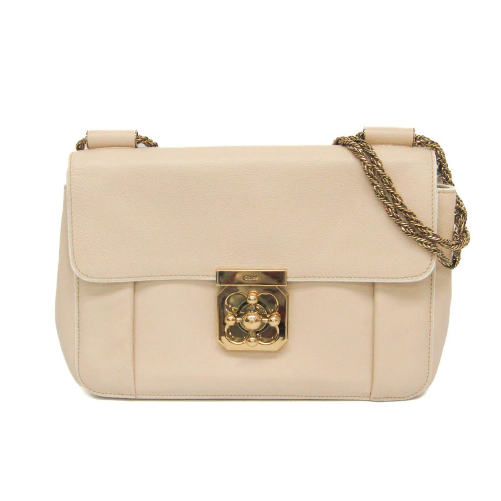 Chlo Shoulder Bag Leather: Chlo Shoulder Bag Leather The Chlo Shoulder Bag Leather offers a timeless and sophisticated style with its light beige leather exterior. Its classic design features a spacious interior and adjustable