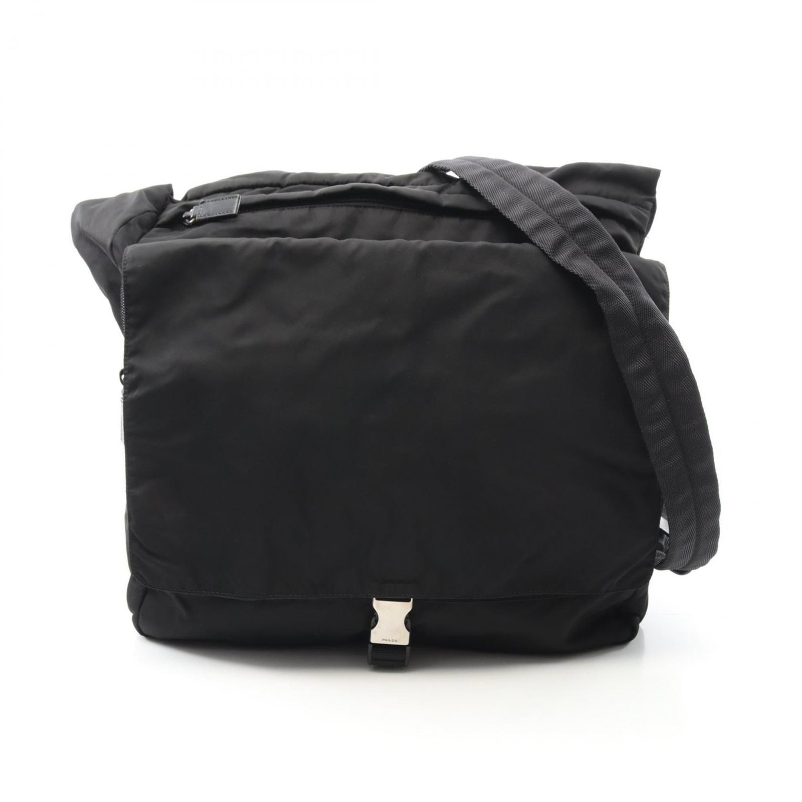 Prada Shoulder Bag Nylon: Prada Shoulder Bag Nylon This Prada shoulder bag in black nylon features a classic design with clean lines and a timeless silhouette. Made from durable nylon, its spacious interior provides ample room