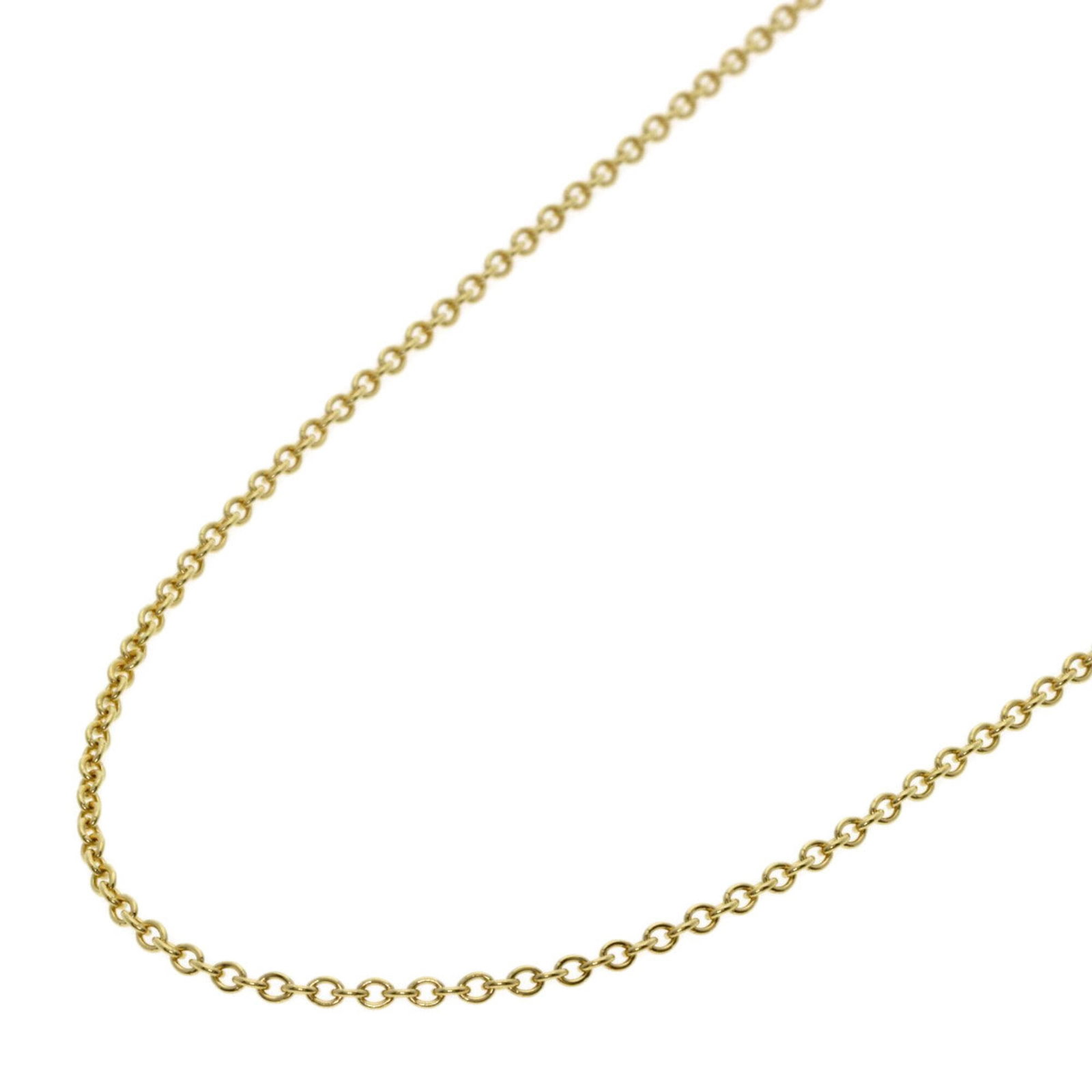 Tiffany & Co. 45Cm Chain Necklace 18K Yellow Gold Women'S.: Tiffany & Co. 45Cm Chain Necklace 18K Yellow Gold Women'S. Tiffany & Co.'s iconic chain necklace in 18K yellow gold is a timeless piece. Measuring 45cm in length with a delicate width of 1.4mm, this n