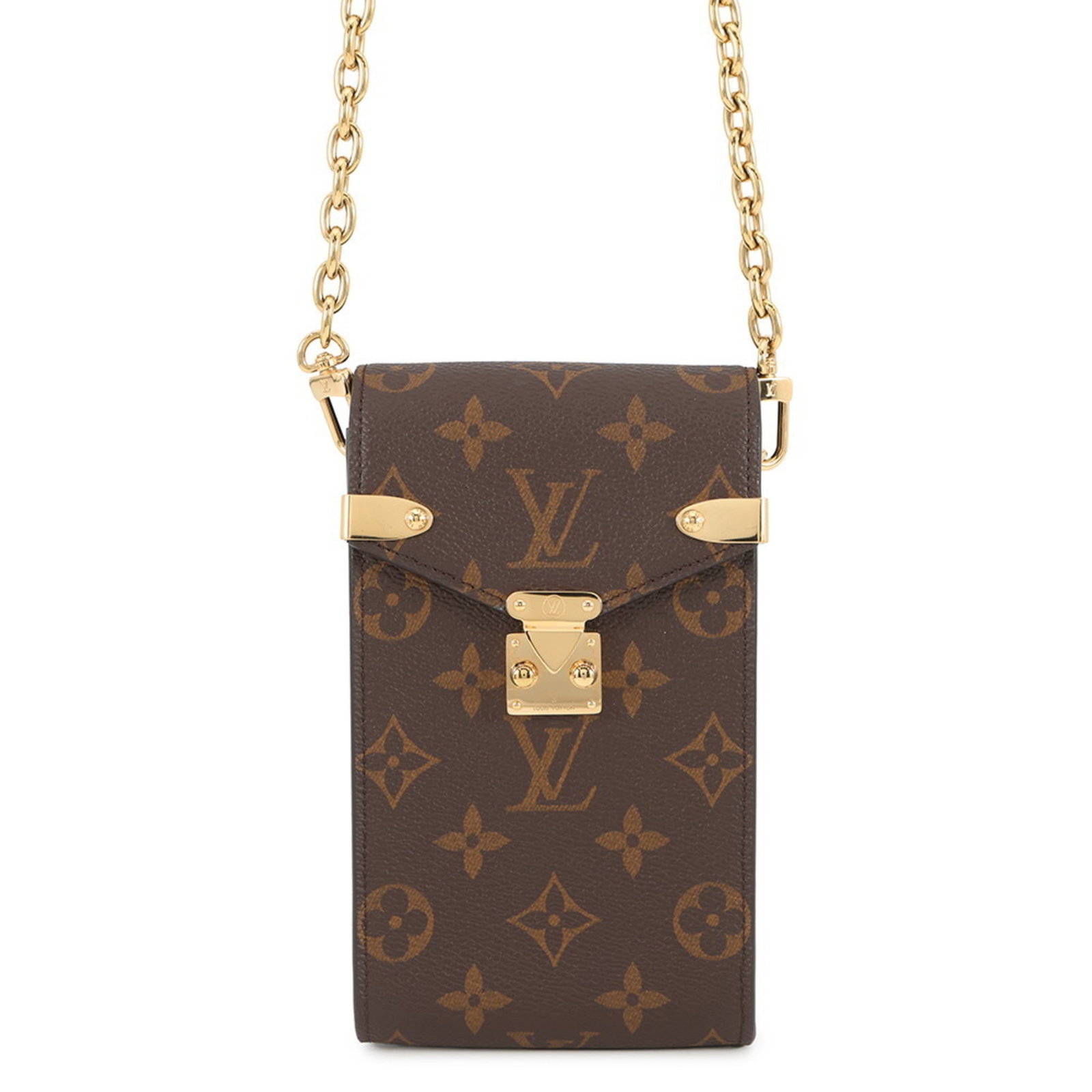 Louis Vuitton Shoulder Bag Monogram: Louis Vuitton Shoulder Bag Monogram Brown Louis Vuitton Shoulder Bag Monogram with classic 17cm x 10cm x 3.5cm dimensions and mint condition like new state. This iconic bag features the distinctive