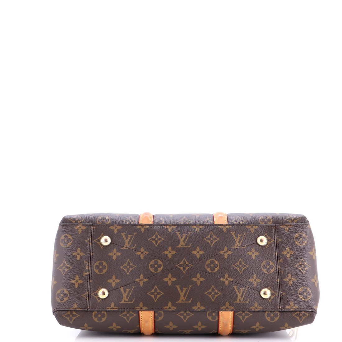 Canvas monogram tote bag - 4