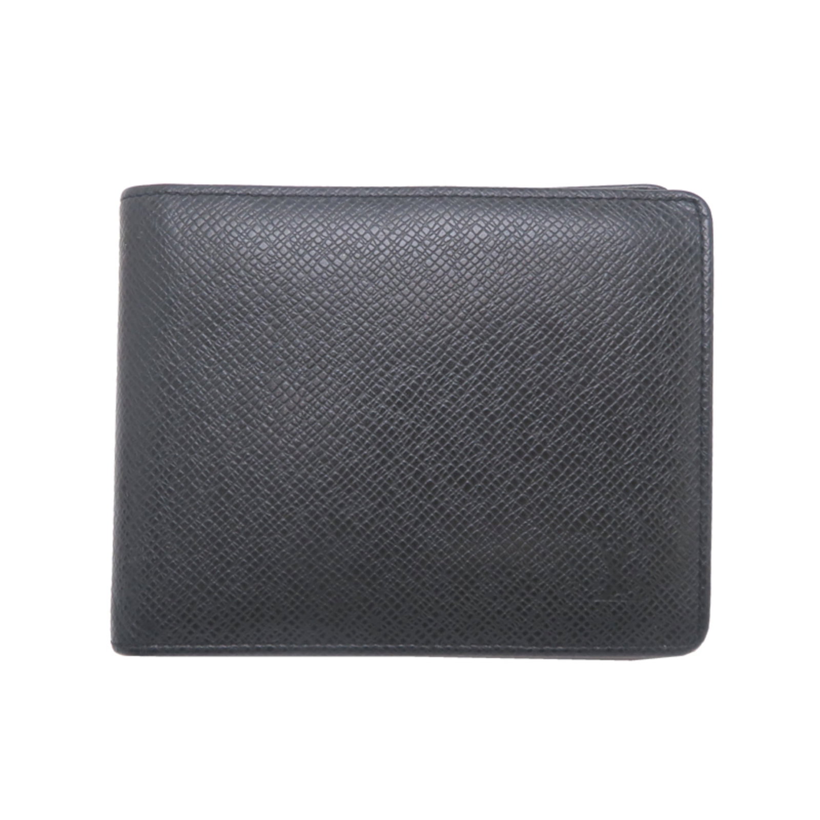 Louis Vuitton Wallet (Bi-Fold) Taiga Leather: Louis Vuitton Wallet (Bi-Fold) Taiga Leather Taiga Leather wallet from Louis Vuitton boasts its distinctive Ardoise and Black color combination. With a bi-fold design and measures of 10cm x 12.5cm x