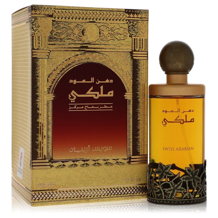 Dehn El Oud Malaki Cologne By Swiss Arabian Eau De Parfum Spray: Dehn El Oud Malaki Cologne By Swiss Arabian Eau De Parfum Spray Dehn El Oud Malaki Cologne By Swiss Arabian Eau De Parfum Spray - A rich and complex fragrance for men, this eau de parfum spray feature