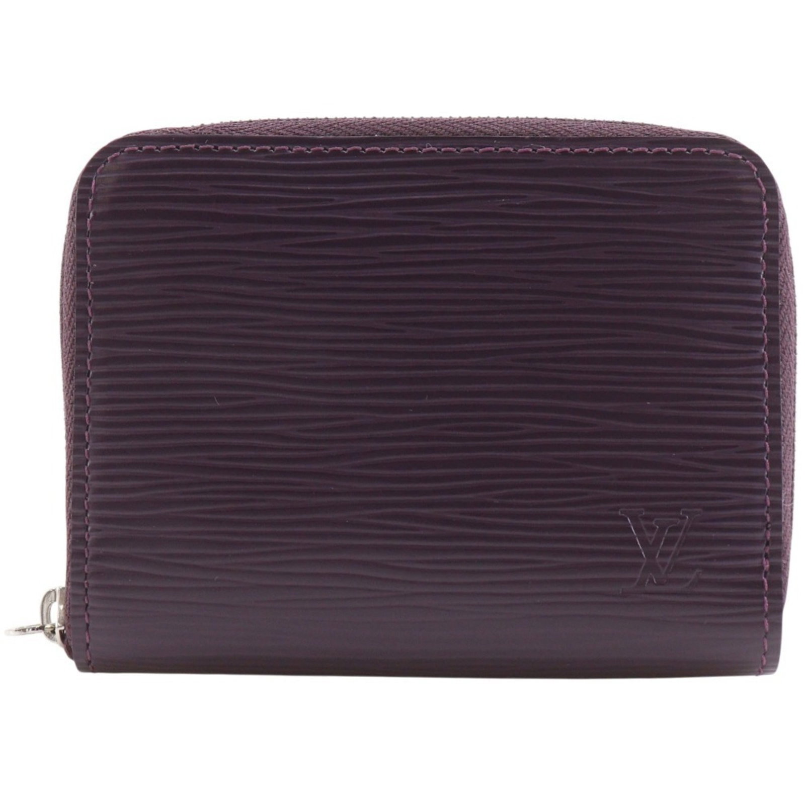 Louis Vuitton Coin Purse/Coin Case Epi Leather: Louis Vuitton Coin Purse/Coin Case Epi Leather Cassis Epi Leather coin purse from Louis Vuitton features a unique purple hue and sturdy design. Made from high-quality Epi leather, this compact case me