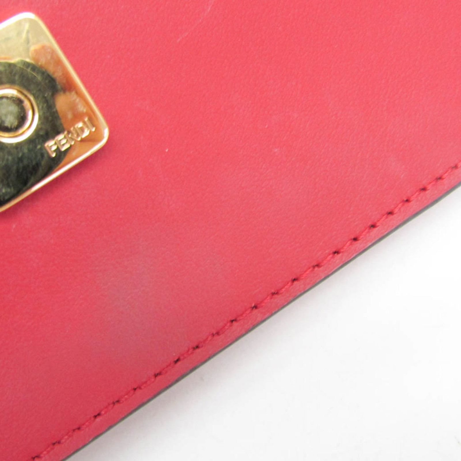 Fendi Chain/Shoulder Wallet Leather - 12
