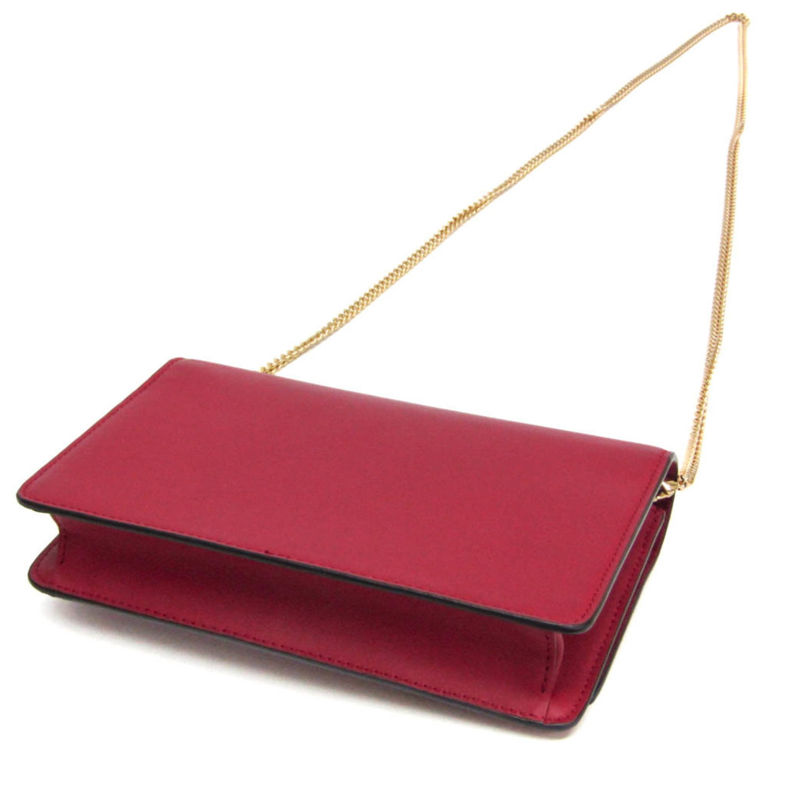 Fendi Chain/Shoulder Wallet Leather - 3