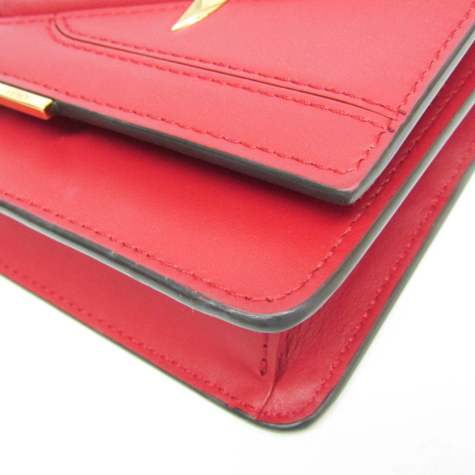 Fendi Chain/Shoulder Wallet Leather - 6