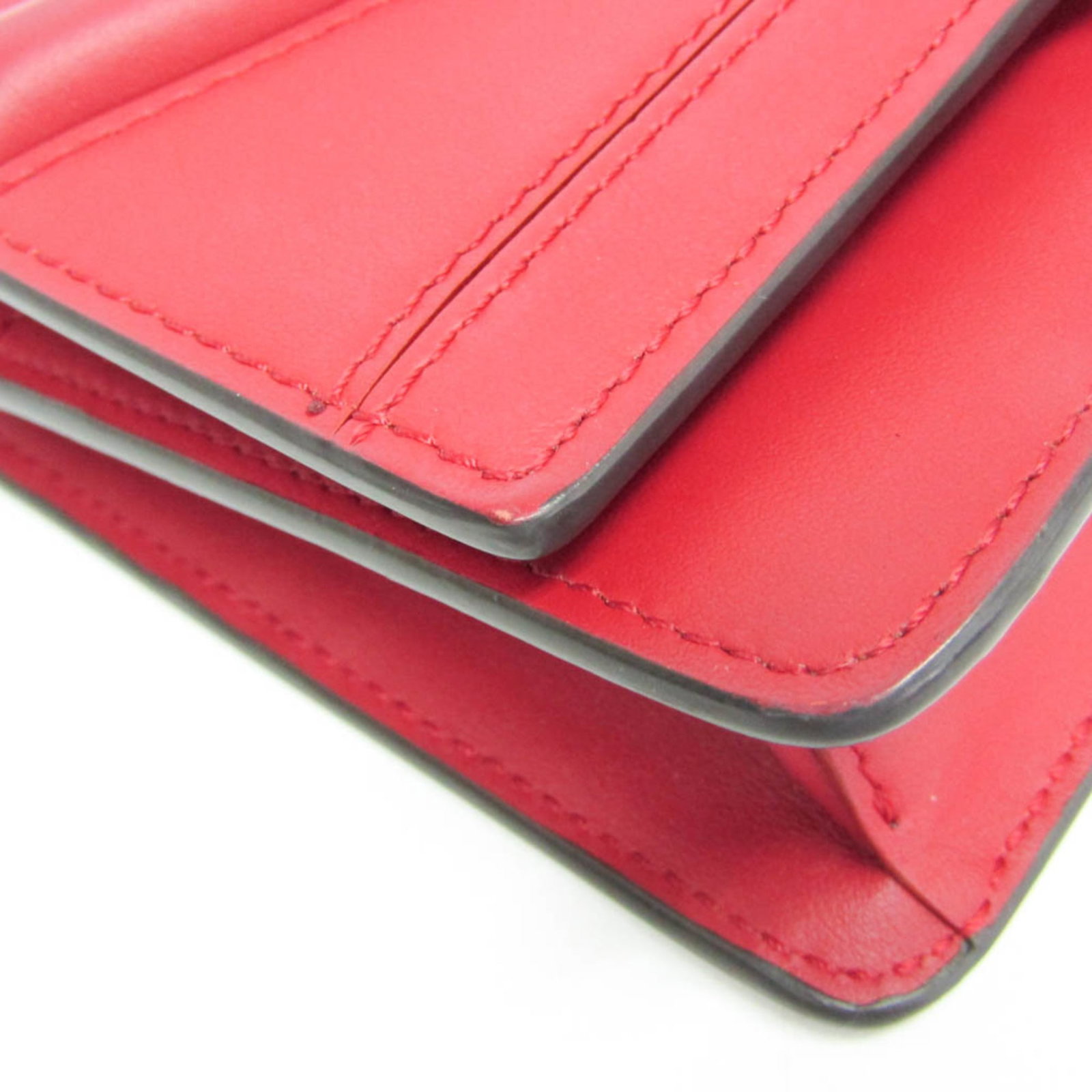 Fendi Chain/Shoulder Wallet Leather - 7