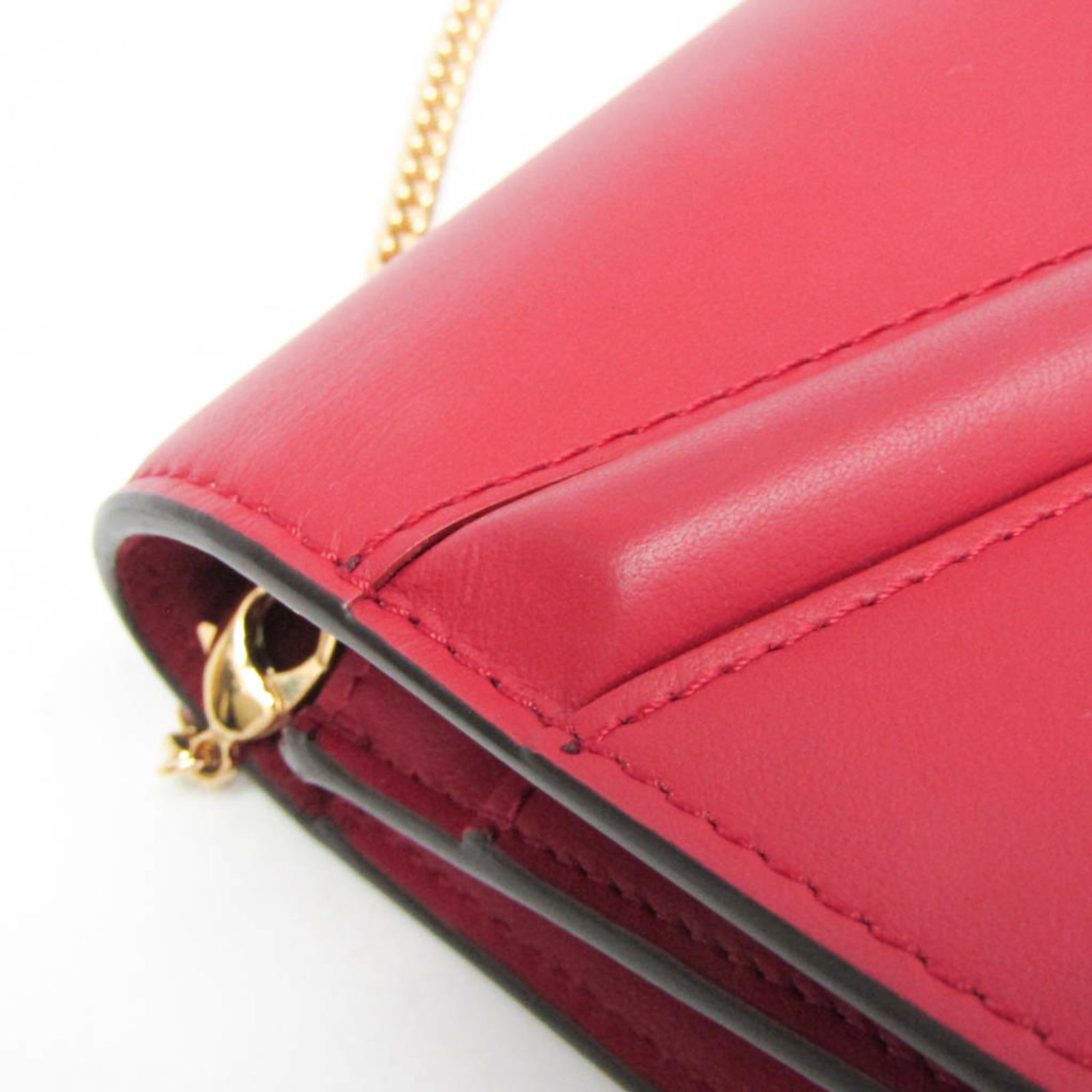 Fendi Chain/Shoulder Wallet Leather - 9