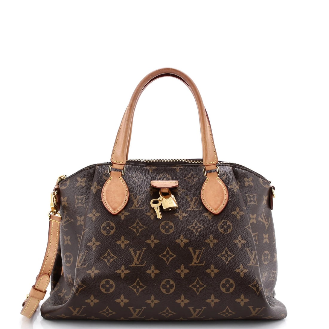 Vuitton Rivoli Louis MM Handbag Monogram Canvas (1 of 7)