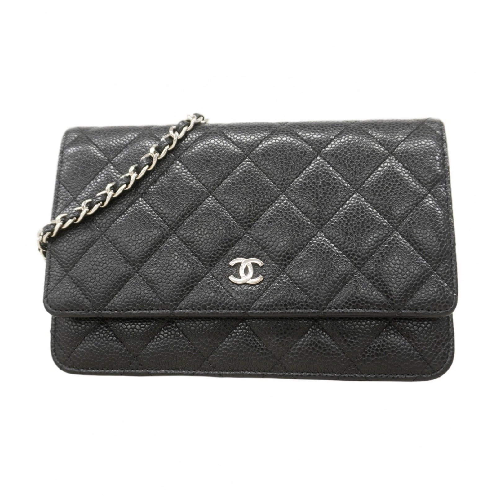 Chanel Chain/Shoulder Wallet Grained Calfskin (1 of 10)