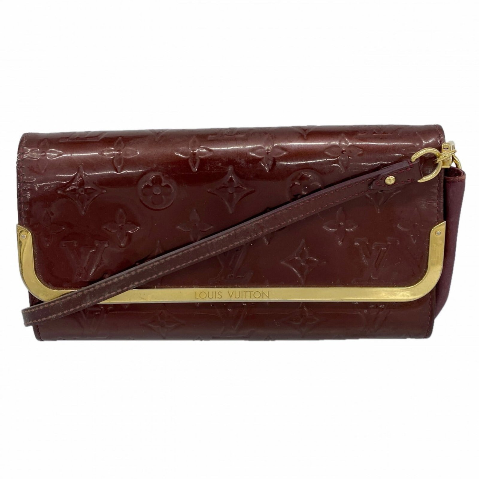 Louis Vuitton Shoulder Bag: Louis Vuitton Shoulder Bag The Louis Vuitton Shoulder Bag features a distinctive Rouge Fauviste color and measures 13cm x 23cm x 3cm. This used bag has traces of usage with scratches/dirt visible,