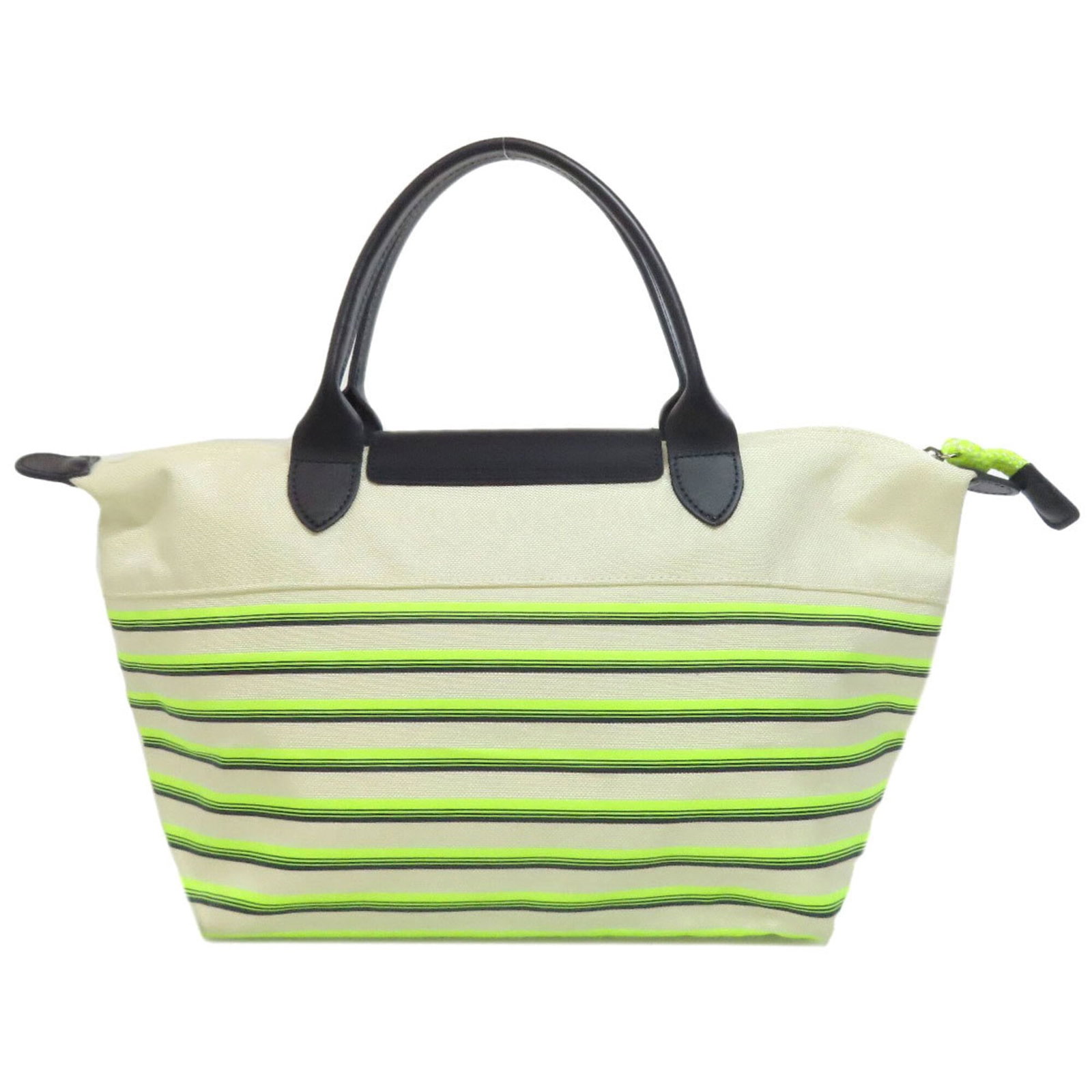 Longchamp Handbag Nylon Canvas Leather - 2
