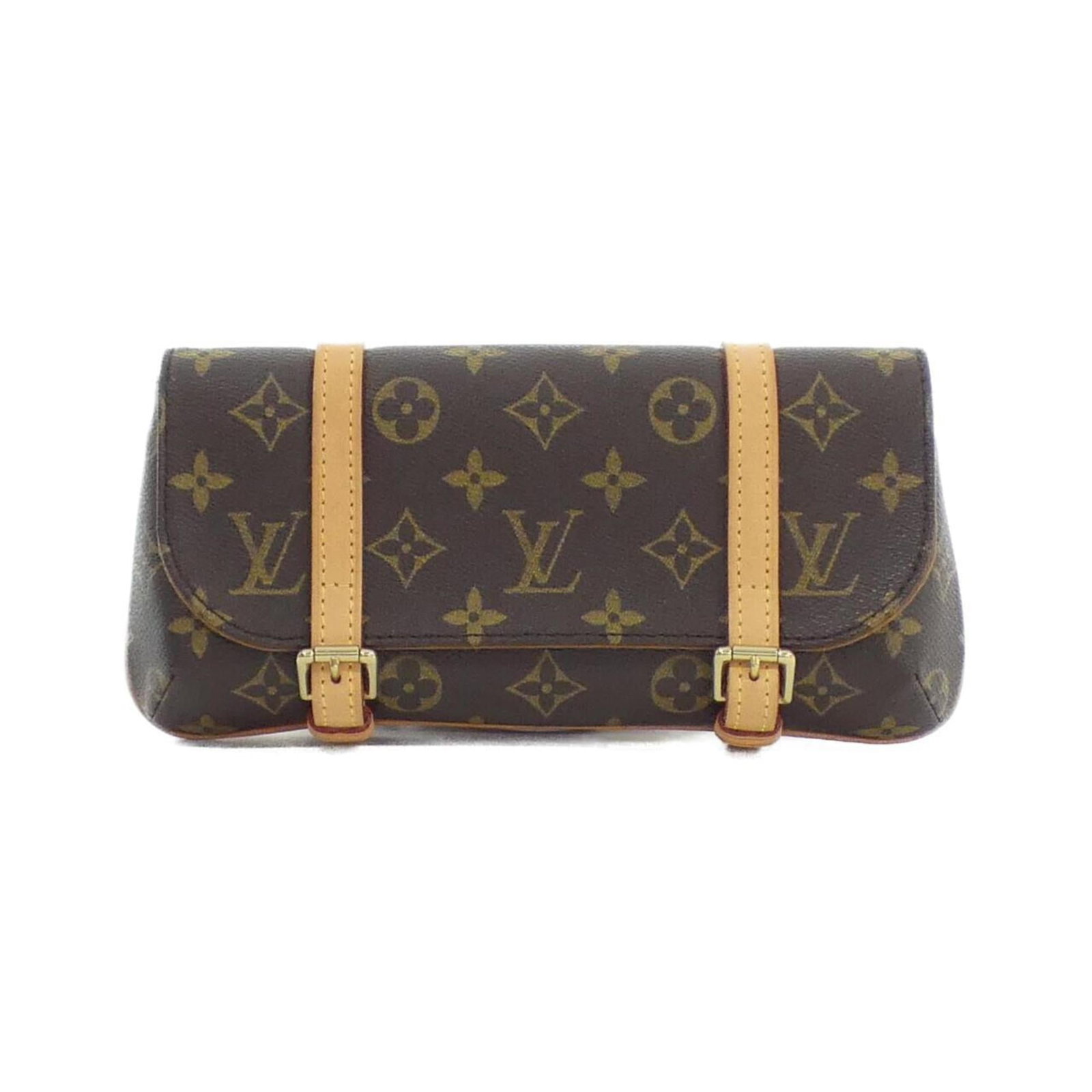 Louis Vuitton Fanny Pack Pochette Coated Canvas: Louis Vuitton Fanny Pack Pochette Coated Canvas The Louis Vuitton Fanny Pack Pochette Coated Canvas boasts a timeless design with its classic gold hardware and understated marron color. Made from high
