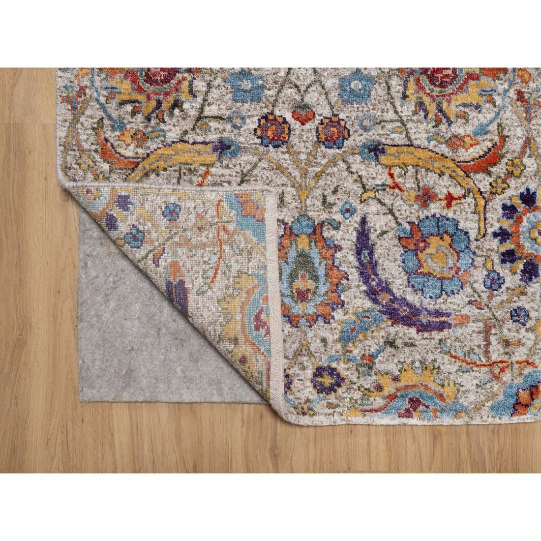 Hand Knotted Silk Wool Runner - 3