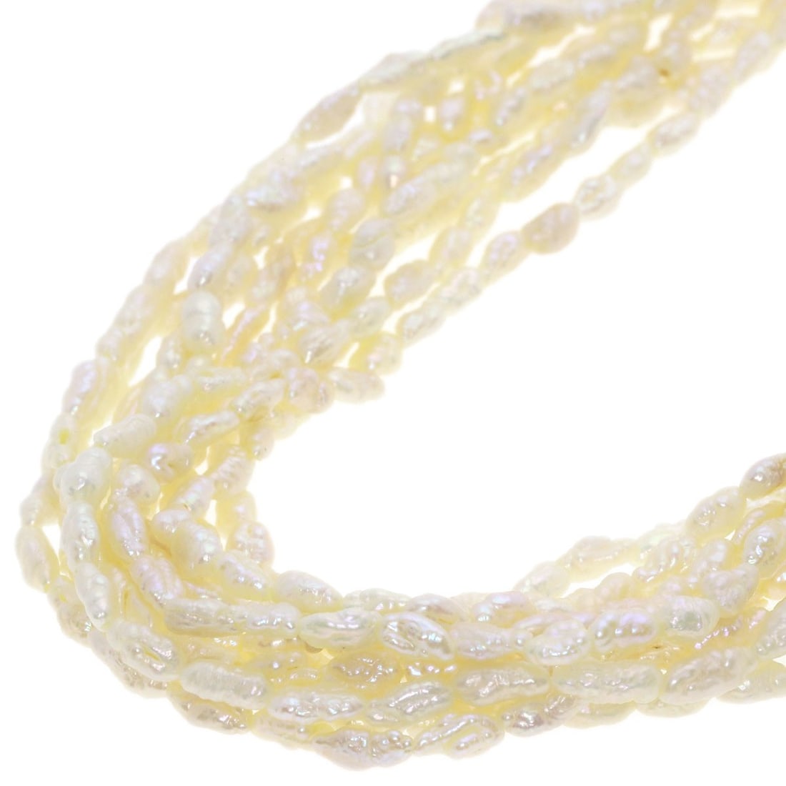 Pearl units silver freshwater necklace ten: Pearl units silver freshwater necklace ten Silver freshwater pearls create a timeless elegance in this ten-piece necklace, available in white. The 23.6-inch chain offers a versatile length for