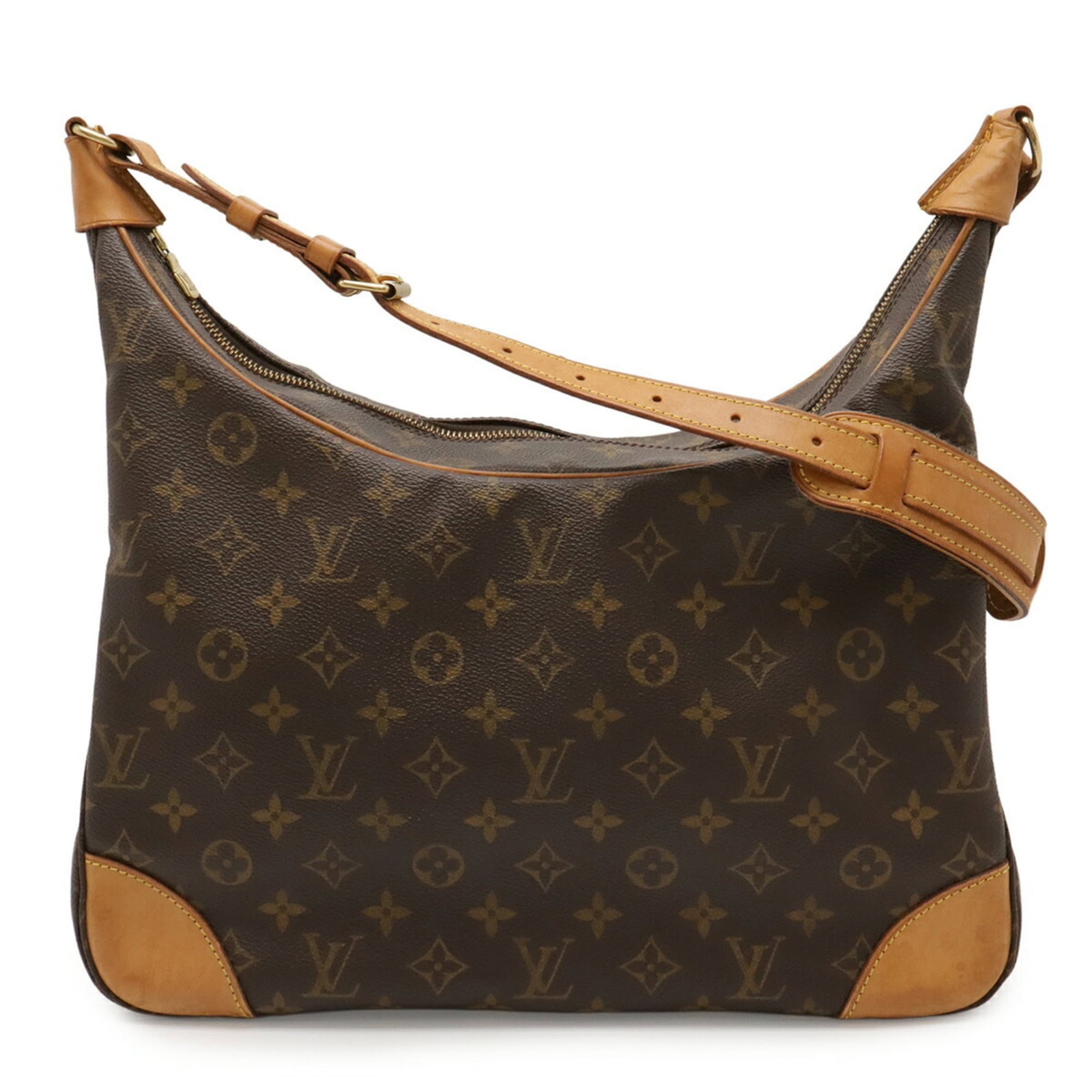 Louis Vuitton Shoulder Bag Monogram: Louis Vuitton Shoulder Bag Monogram Brown Louis Vuitton shoulder bag with monogram pattern, featuring a classic design and timeless style. This pre-owned bag has some signs of usage, including minor d