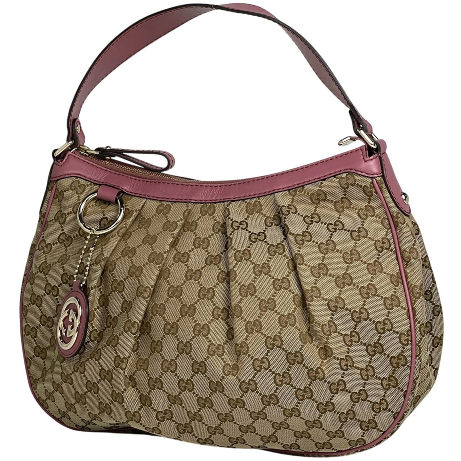 Gucci Shoulder Bag Gg Canvas Leather (1 of 7)