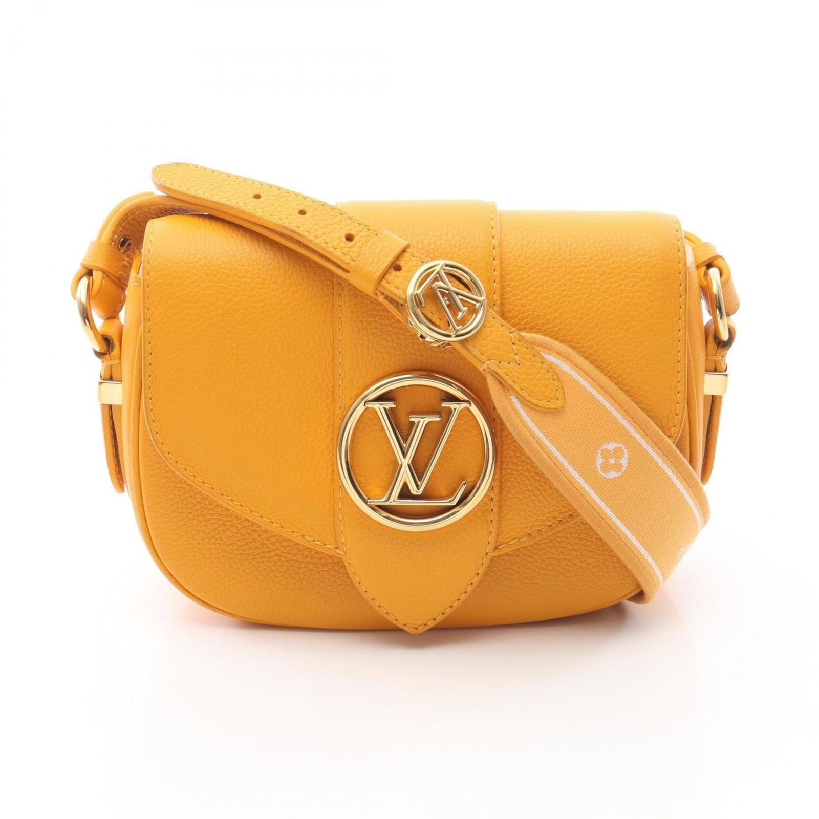 Louis Vuitton Handbag Shoulder Bag Leather: Louis Vuitton Handbag Shoulder Bag Leather Yellow Louis Vuitton Handbag Shoulder Bag Leather. This pre-owned shoulder bag features high-quality leather and has a classic design. With its vibrant yello