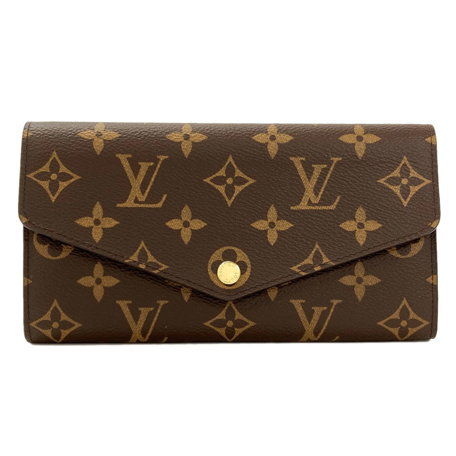 Louis Vuitton Long Wallet (Bi-Fold) Monogram: Louis Vuitton Long Wallet (Bi-Fold) Monogram The Louis Vuitton Long Wallet (Bi-Fold) Monogram in fuchsia features the iconic monogram pattern and offers a stylish way to carry essentials. With its