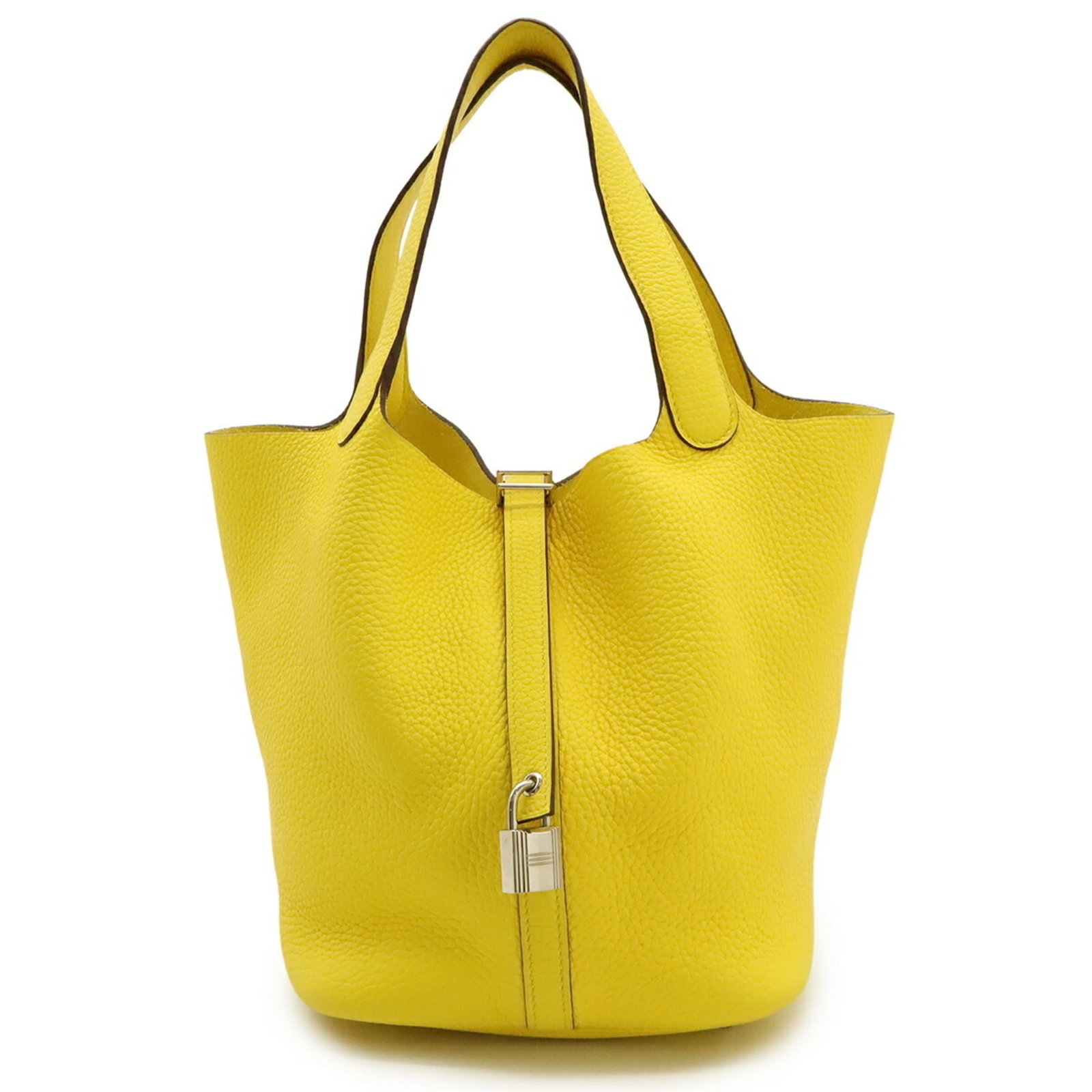Hermes Handbag Tote Bag Taurillon Clemence Leather: Hermes Handbag Tote Bag Taurillon Clemence Leather Taurillon Clemence Leather gives this Herm?s tote bag its distinctive look and feel. Made from high-quality Taurillon Clemence leather, it features