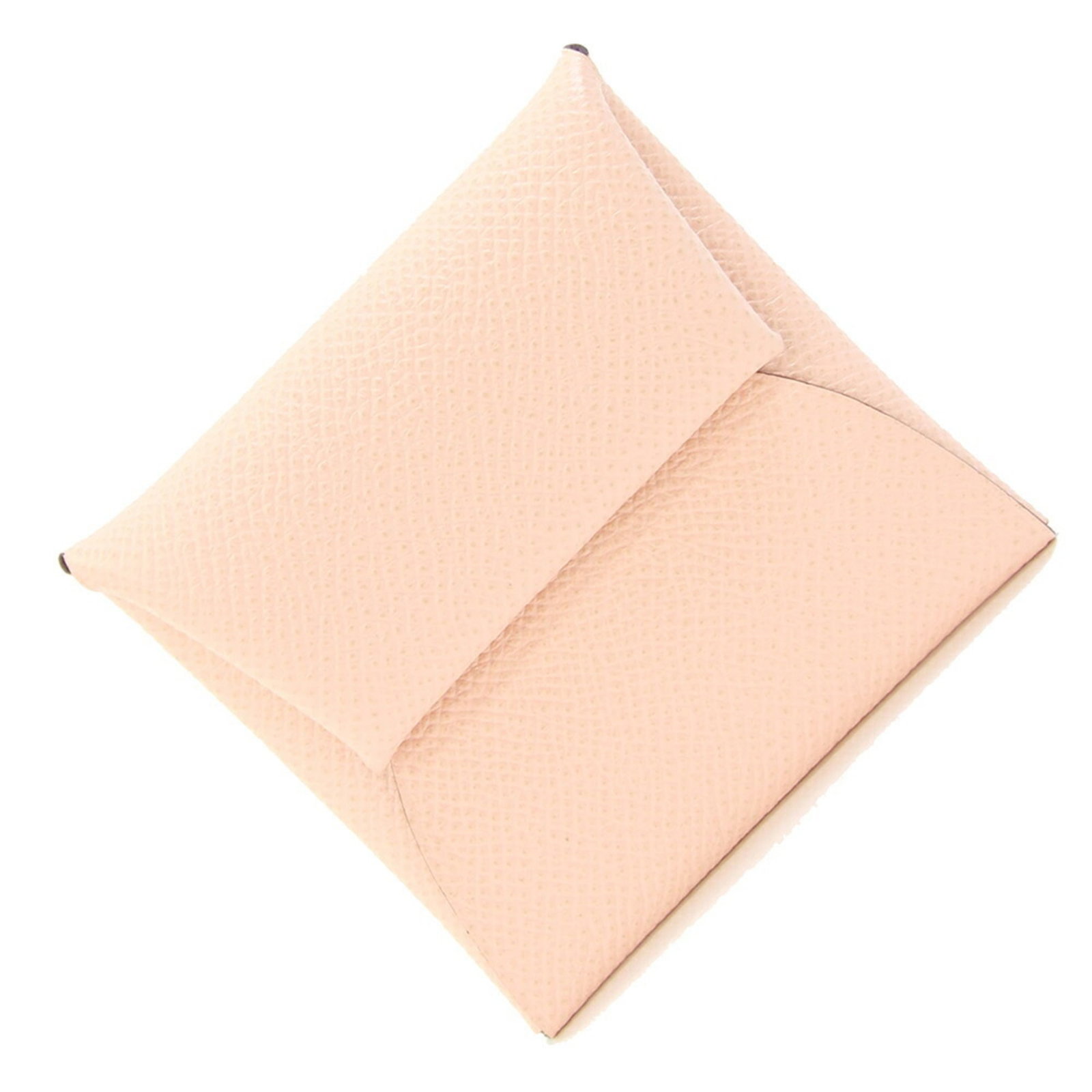Hermes Coin Purse/Coin Case Epsom Leather: Hermes Coin Purse/Coin Case Epsom Leather Epsom leather Rose Eglantine coin purse/case from Hermes features a classic design with subtle color nuances. Made from high-quality Epsom leather, this