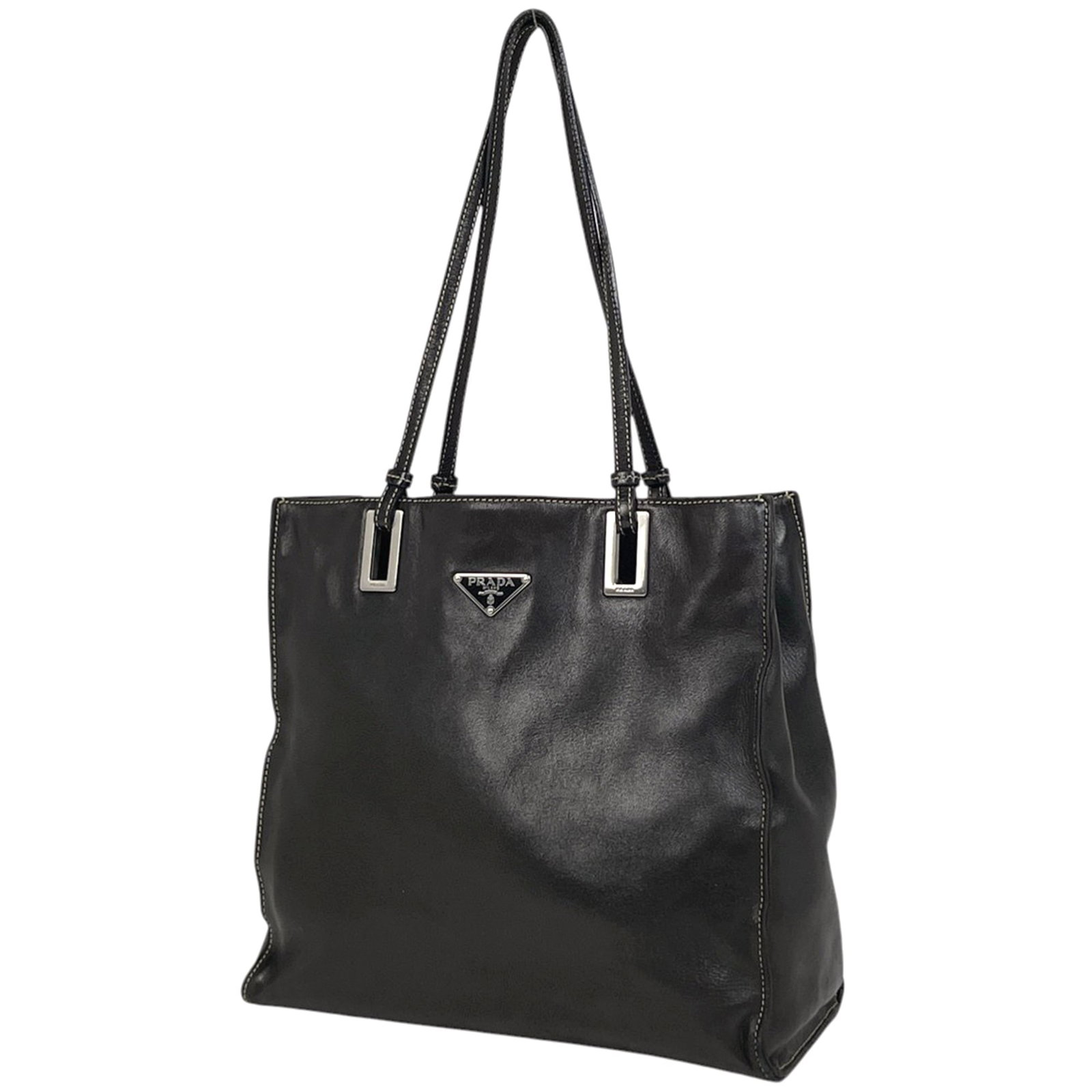 Prada Shoulder Bag Tote Bag Leather (1 of 7)